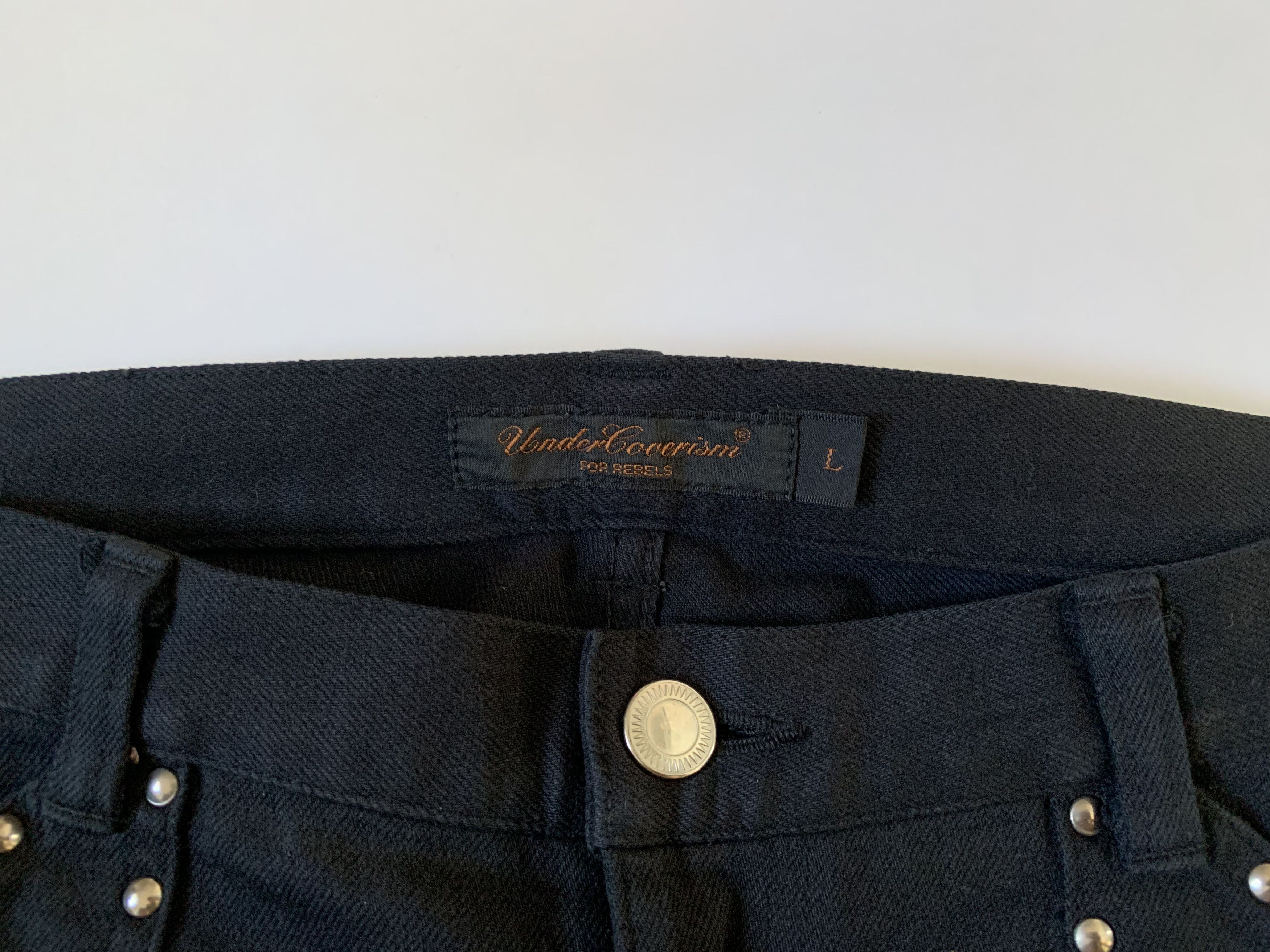 Undercover SS04 ‘Languid’ Studded Denim Size US 33 - 3 Thumbnail
