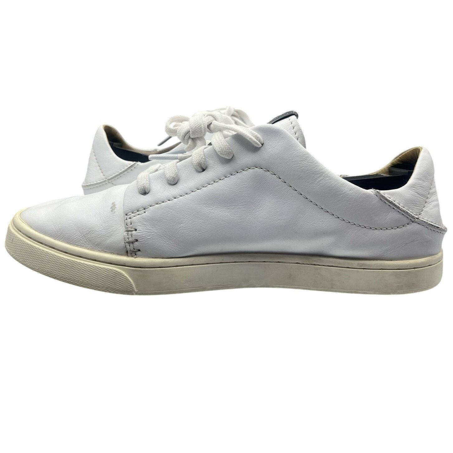 Olukai OluKai Pehuea Li Ili White Leather Sneakers Shoes Size 7 Size US 7 / IT 37 - 4 Thumbnail