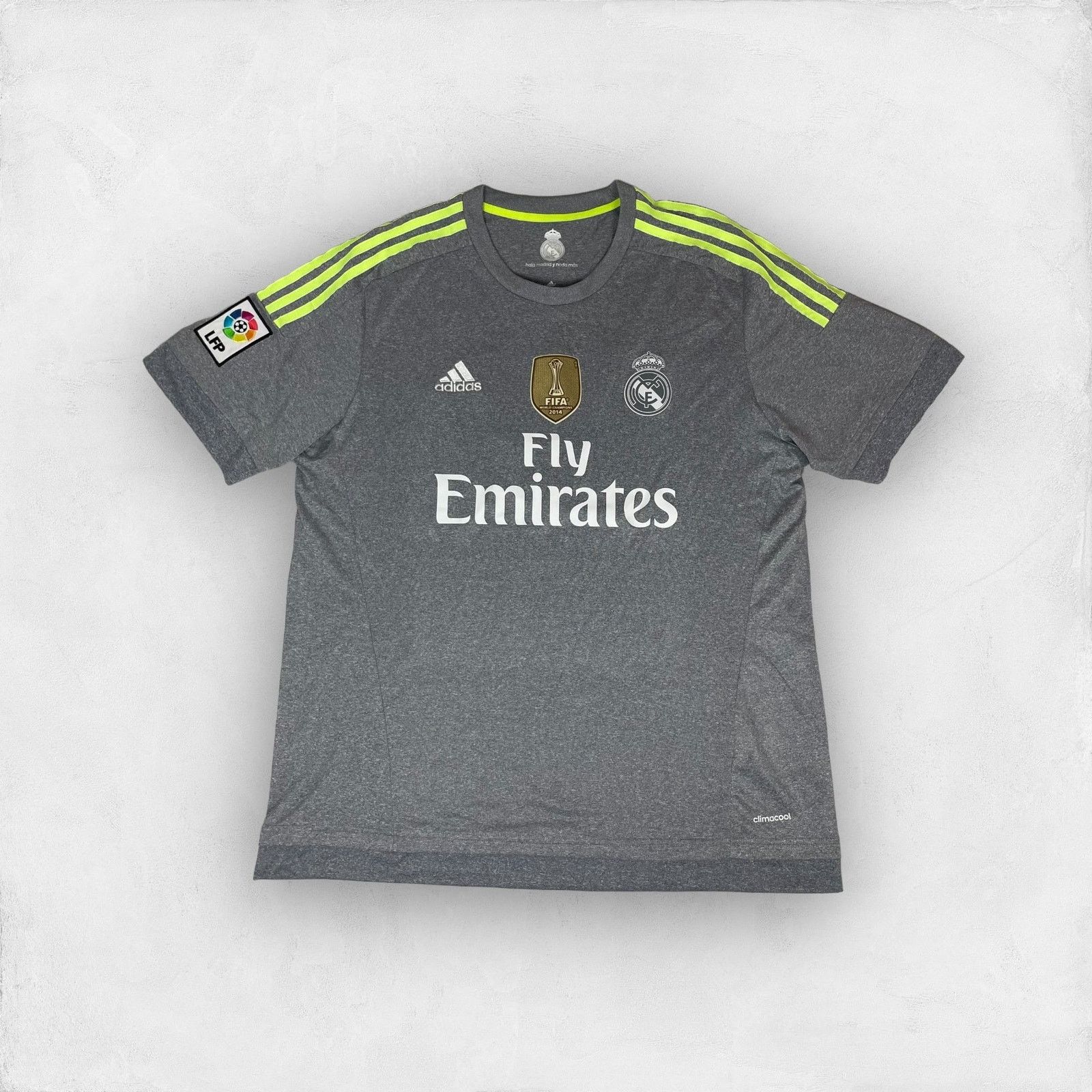 Adidas Men's Gray Real Madrid CF Cristiano Ronaldo Jersey XL