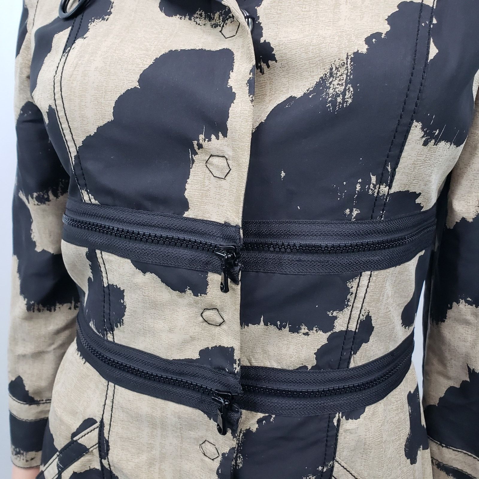 Other Rachel Roy Trench Coat Snap Closure Lined Zipper Modal XS Size XS / US 0-2 / IT 36-38 - 4 Thumbnail