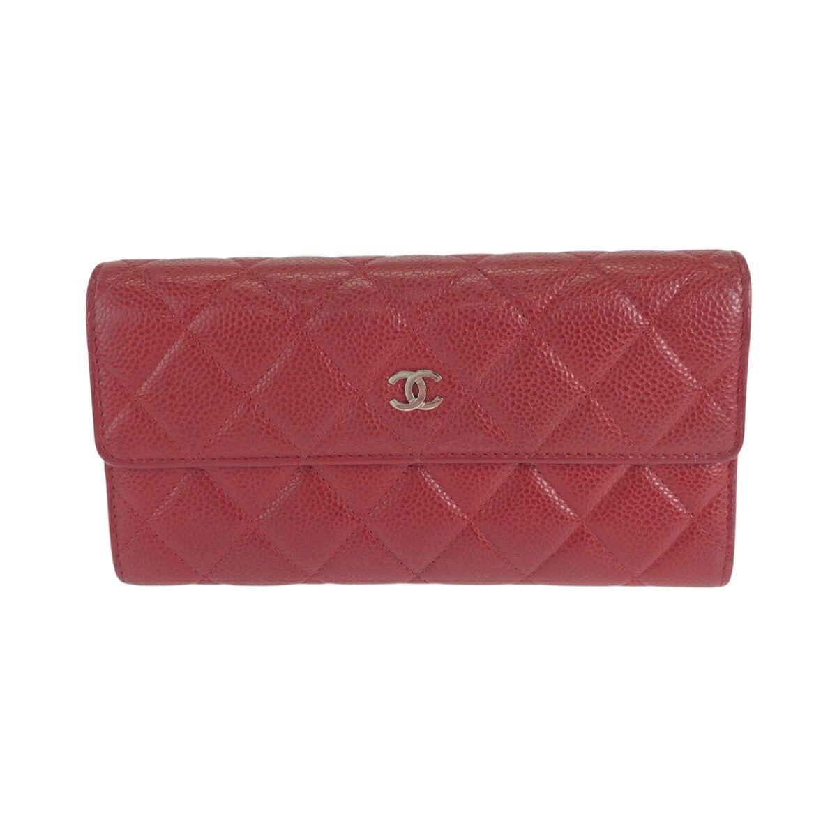 Chanel Chanel Chanel Matelasse Caviar Long Wallet Leather Long Wallet DUTY FREE for USA Size ONE SIZE - 1 Thumbnail