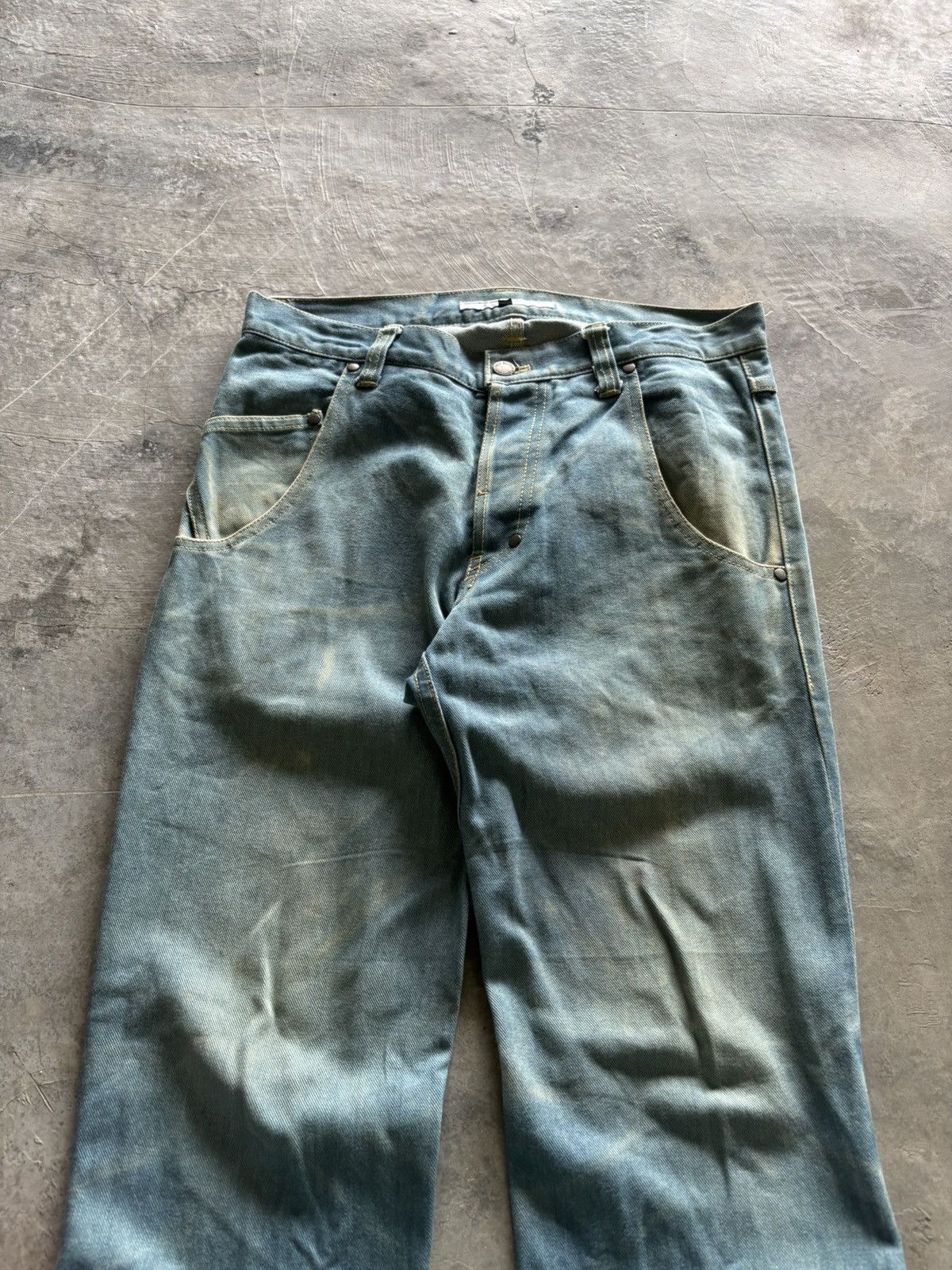 Diet Butcher Slim Skin RARE diet butcher slim skin jeans rainbow zipper leg Size US 32 / EU 48 - 2 Thumbnail