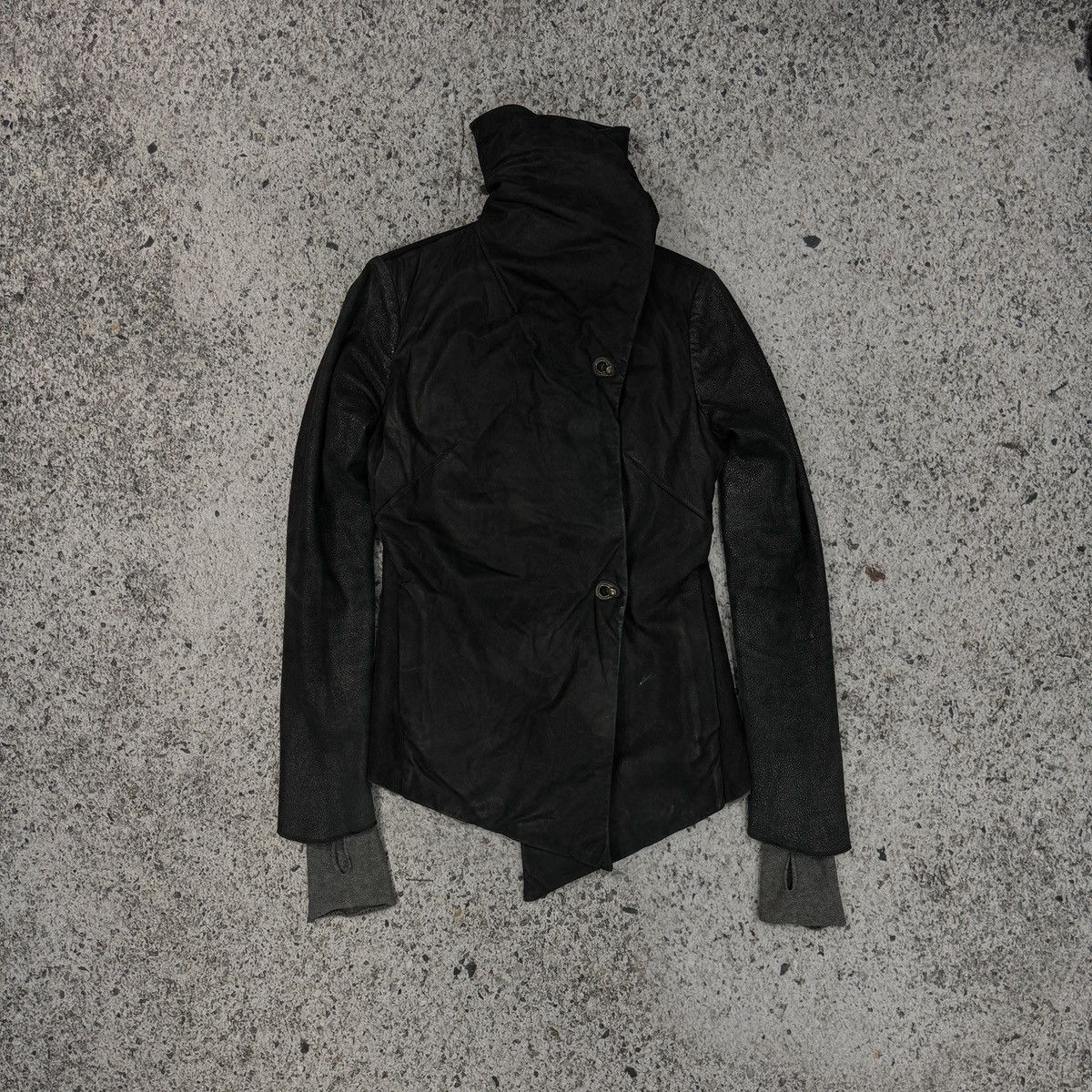 Isaac Sellam Experience Isaac Sellam Experience Lambskin Leather Down Puffer Jacket Size XS / US 0-2 / IT 36-38 - 1 Thumbnail