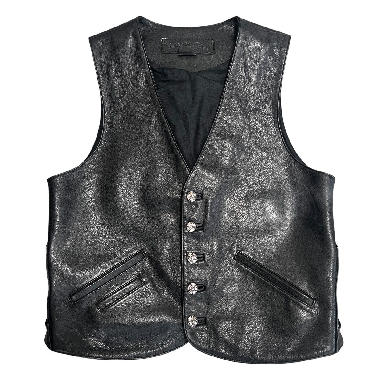 Chrome Hearts CHROME HEARTS Special Order Leather Vest XL Size US L / EU 52-54 / 3 - 2 Thumbnail