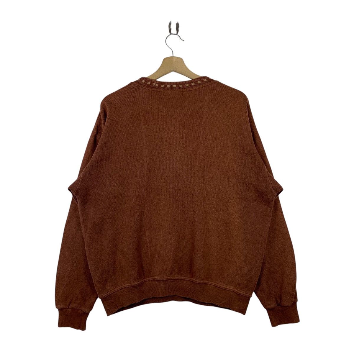 Vintage CLAUDIO VALENTINO Paris Center Logo Embroidered Sweatshirt Size US S / EU 44-46 / 1 - 2 Thumbnail