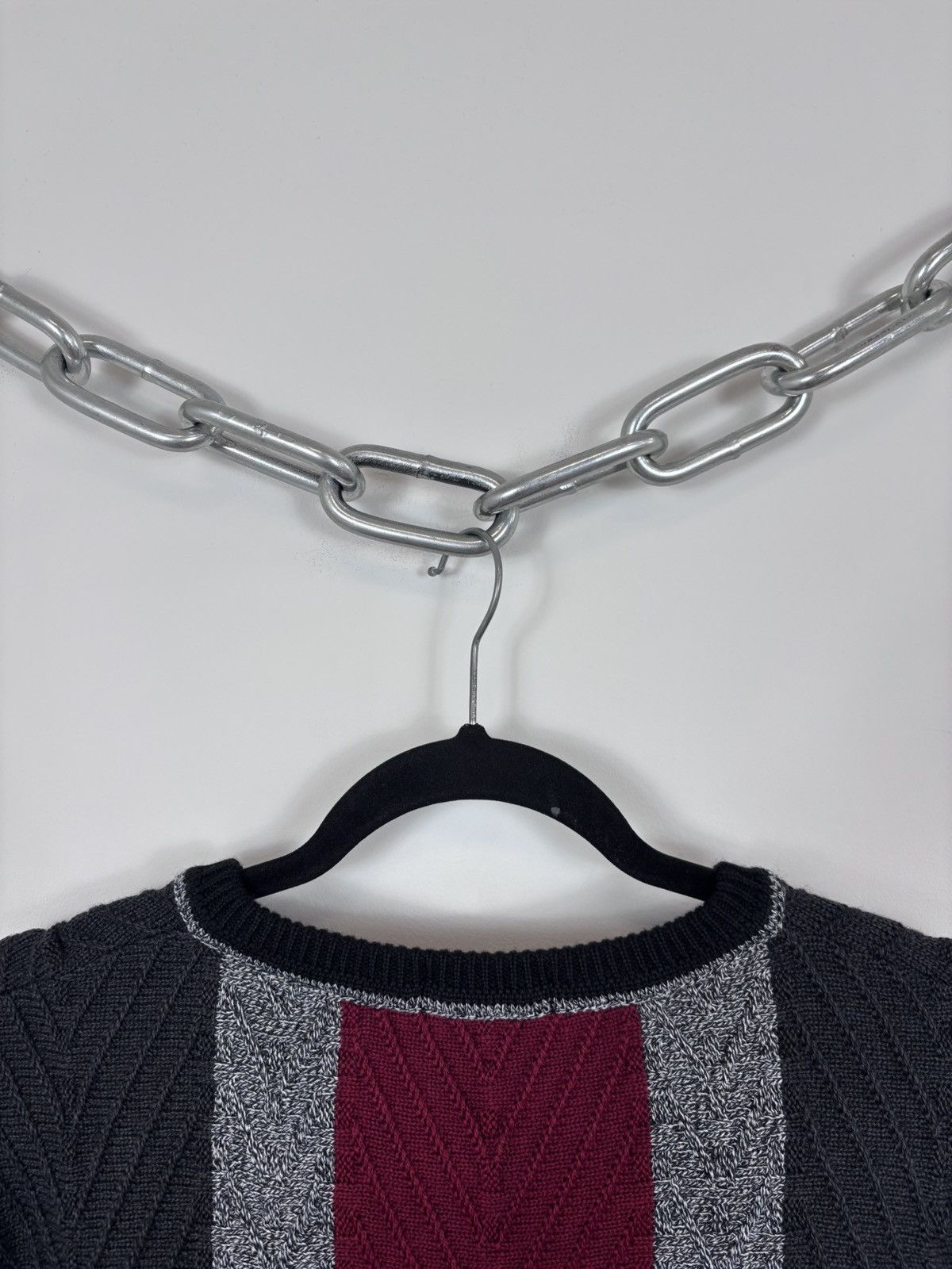 Carlo Colucci Carlo Colucci Vintage Men’s Wool Knit V-Neck Sweater Size US L / EU 52-54 / 3 - 14 Thumbnail