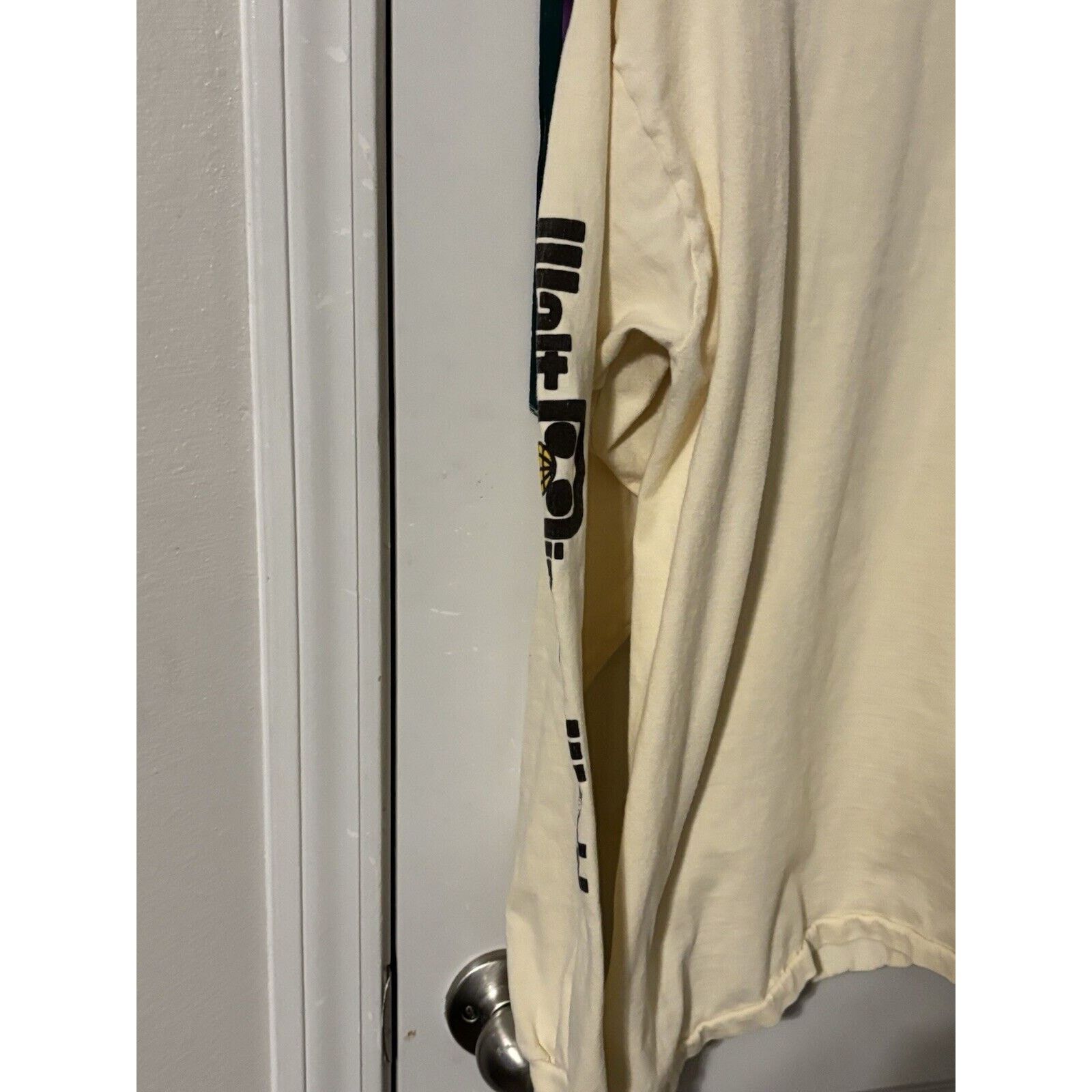 Other Vintage 70s 80s disney world tan beige spellout hoodie Sz XL Size US XL / EU 56 / 4 - 8 Thumbnail