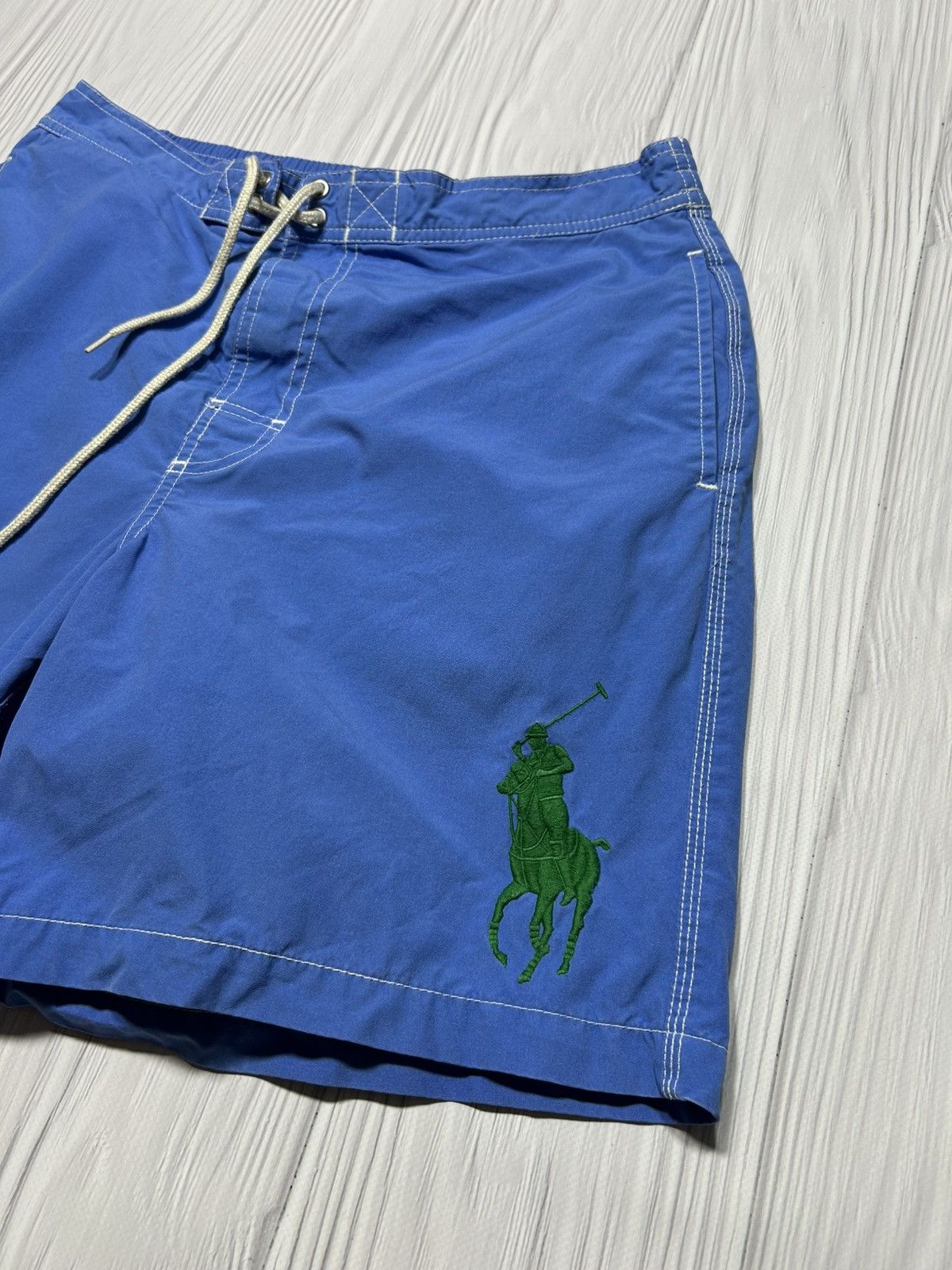 Polo Ralph Lauren Vintage Polo Ralph Lauren Big Pony 3 Team Shorts Size S Size US 30 / EU 46 - 4 Thumbnail