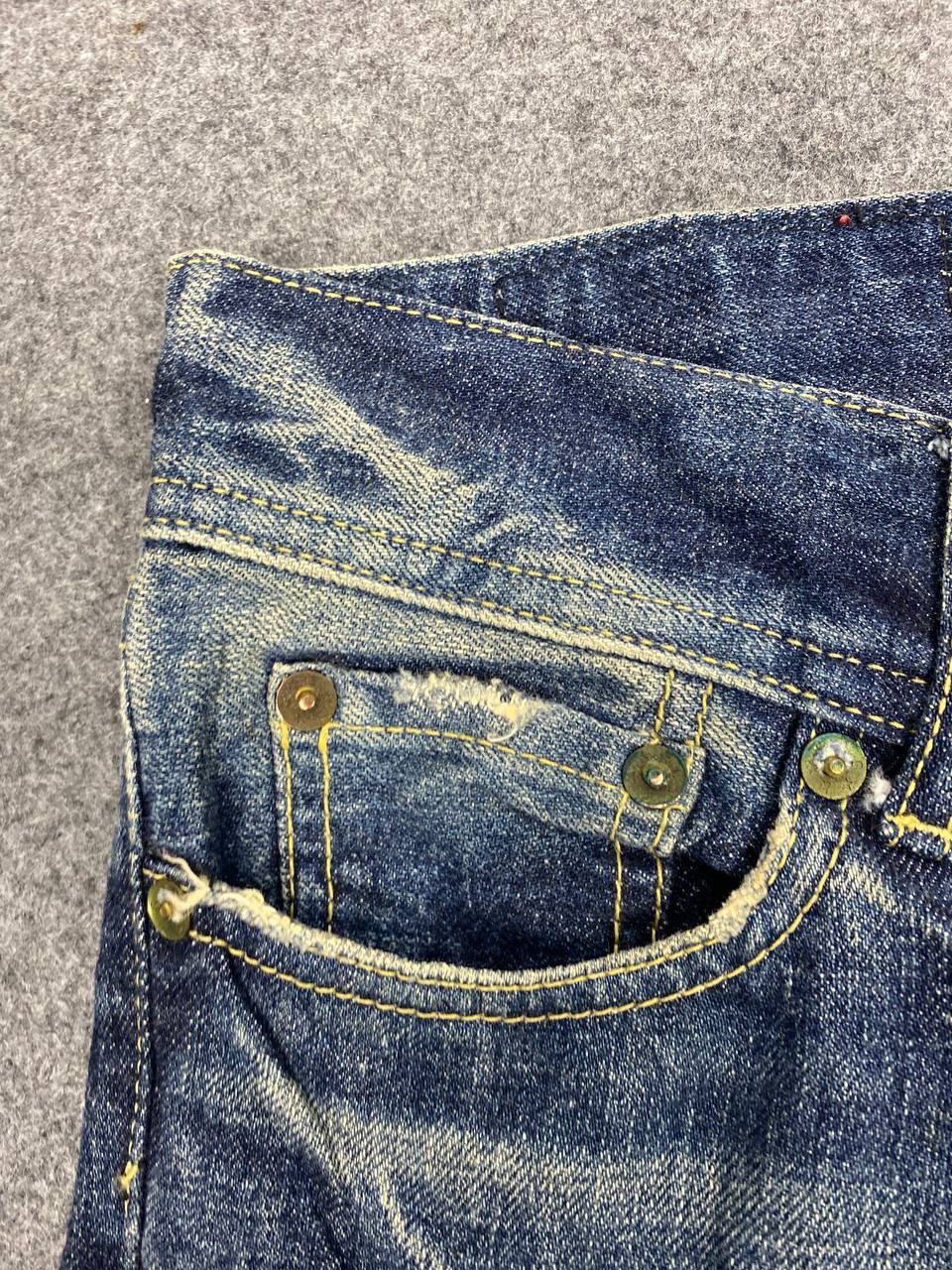 Japanese Brand rodeo crowns japanese brands bootcut flare distressed denim Size 32" / US 10 / IT 46 - 12 Thumbnail