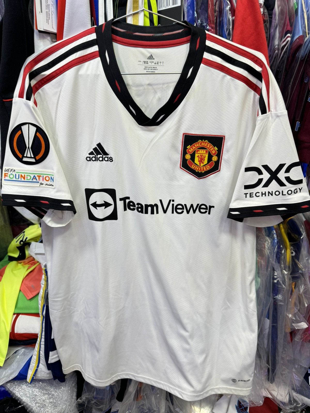 Adidas Manchester United 22/23 Europa away shirt #14 Eriksen Size US L / EU 52-54 / 3 - 1 Thumbnail