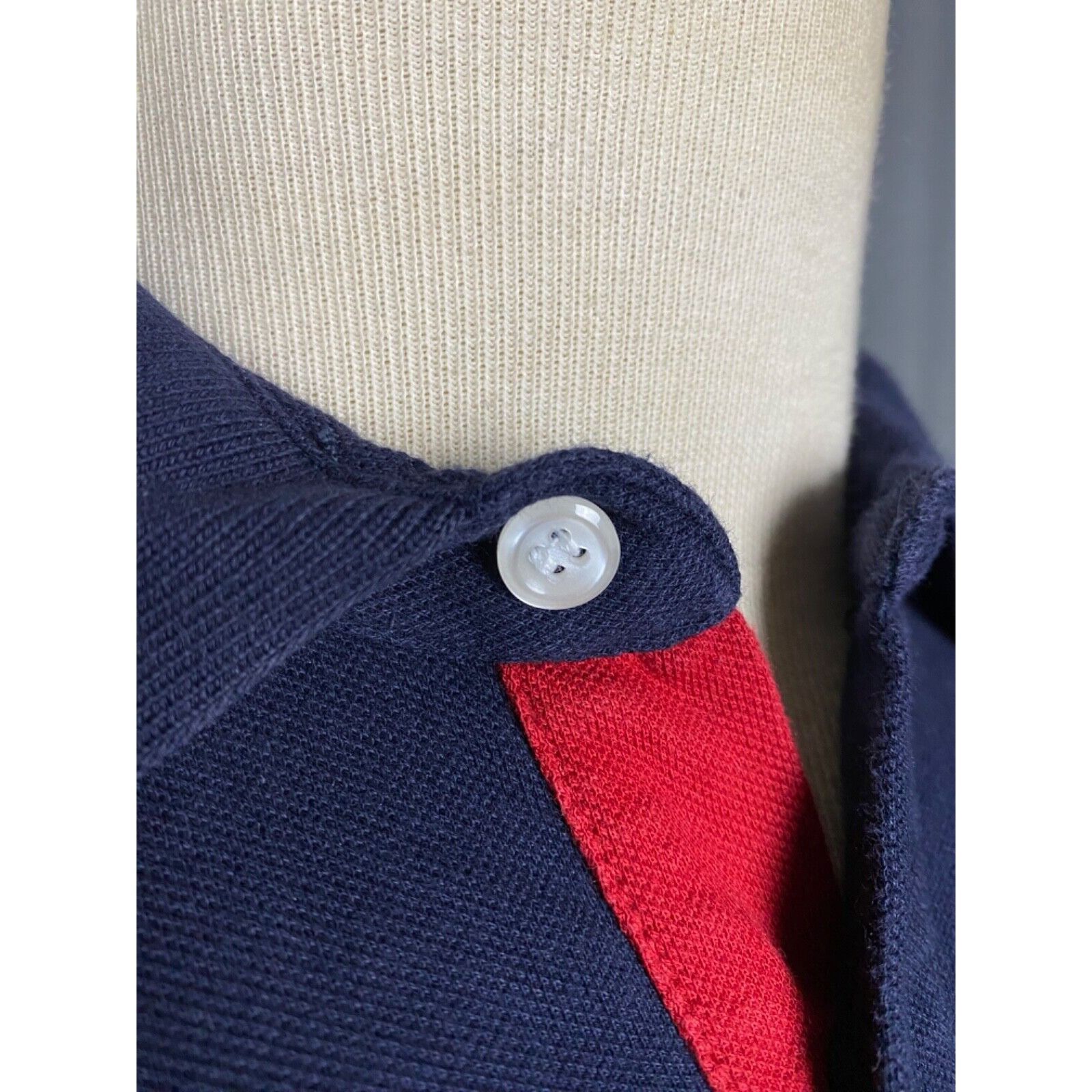 Moschino Moschino Small Logo VTG Men's Blue Polo T-Shirt Size M Size US M / EU 48-50 / 2 - 9 Thumbnail