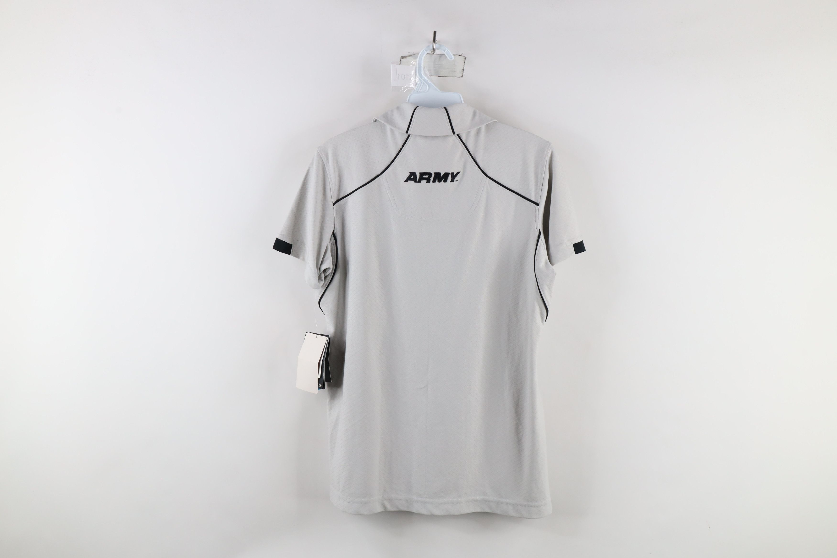 Nike × Vintage Deadstock Vintage Nike States Army Westpoint Polo Shirt Gray Size S / US 4 / IT 40 - 16 Thumbnail