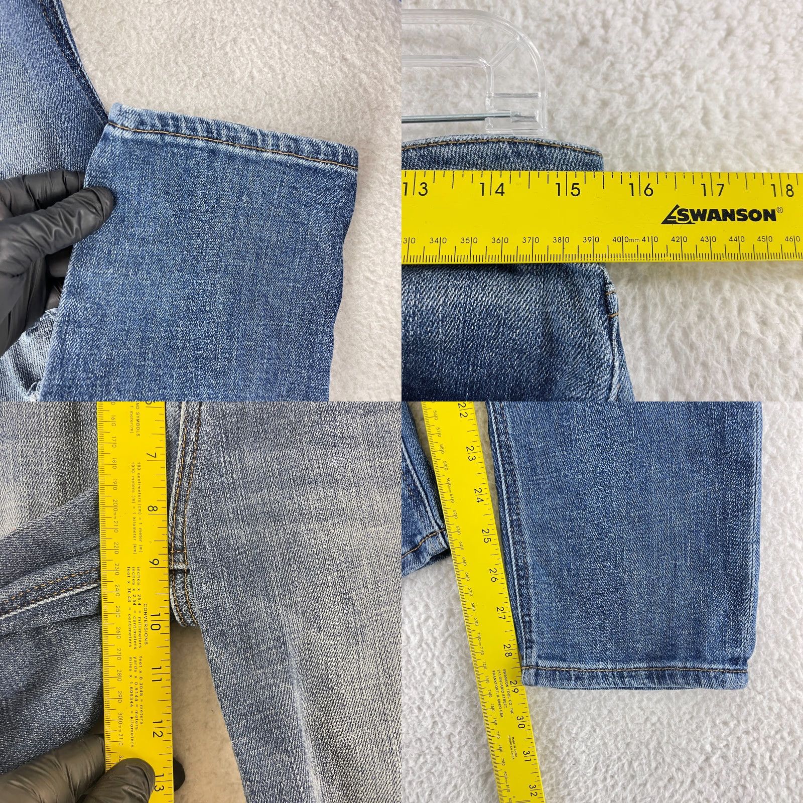 Vintage KUT from the Kloth Catherine Boyfriend Jeans Womens Size 4 Blue Denim Mid-Rise Jeans Size 27" / US 4 / IT 40 - 8 Thumbnail