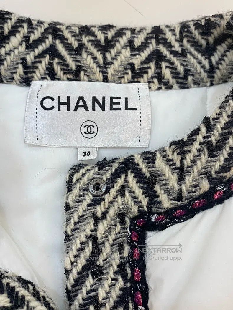 Chanel Chanel Forest Series Popular White Cotton Clothes coat Size XS / US 0-2 / IT 36-38 - 5 Thumbnail