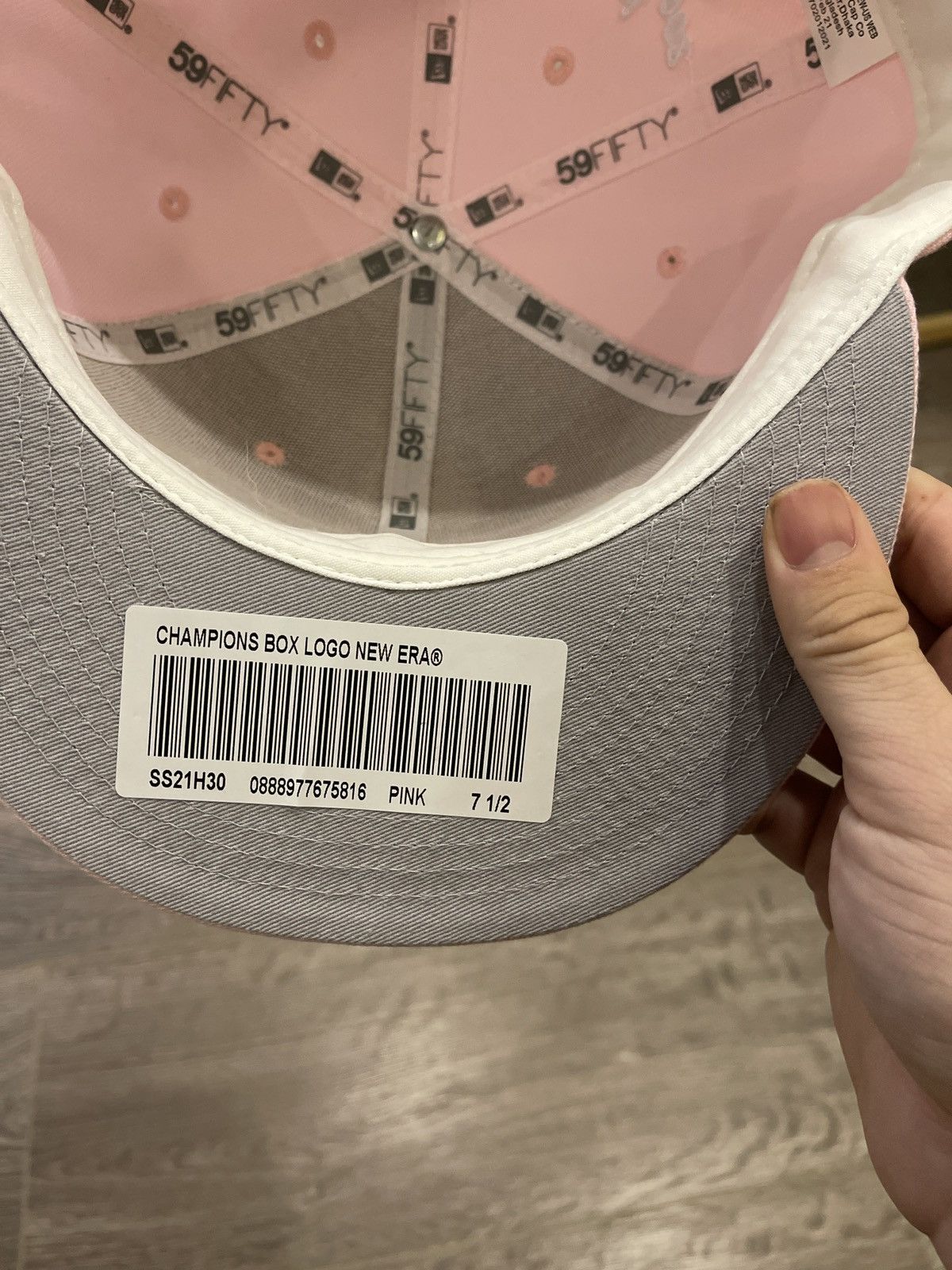 New Era × Supreme Supreme new era 27 time world champion pink hat size 7 1/2 Size ONE SIZE - 3 Thumbnail
