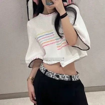 Chanel Chanel 24S white irregular knitted sweater Size XS / US 0-2 / IT 36-38 - 7 Thumbnail