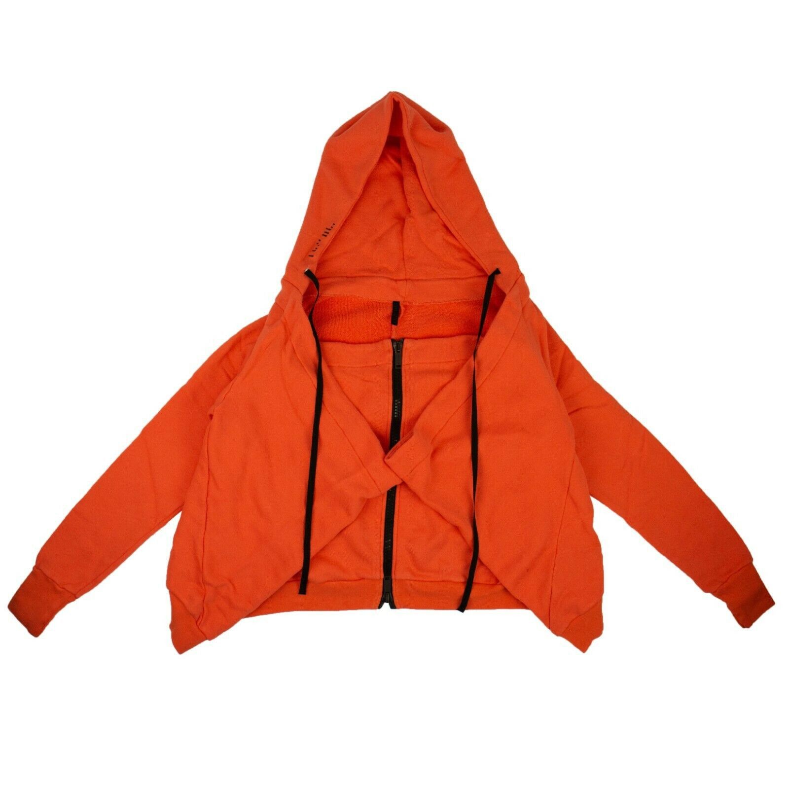 image of Unravel Project Orange Cotton 'tie Front' Jacket Size Xs, Women's