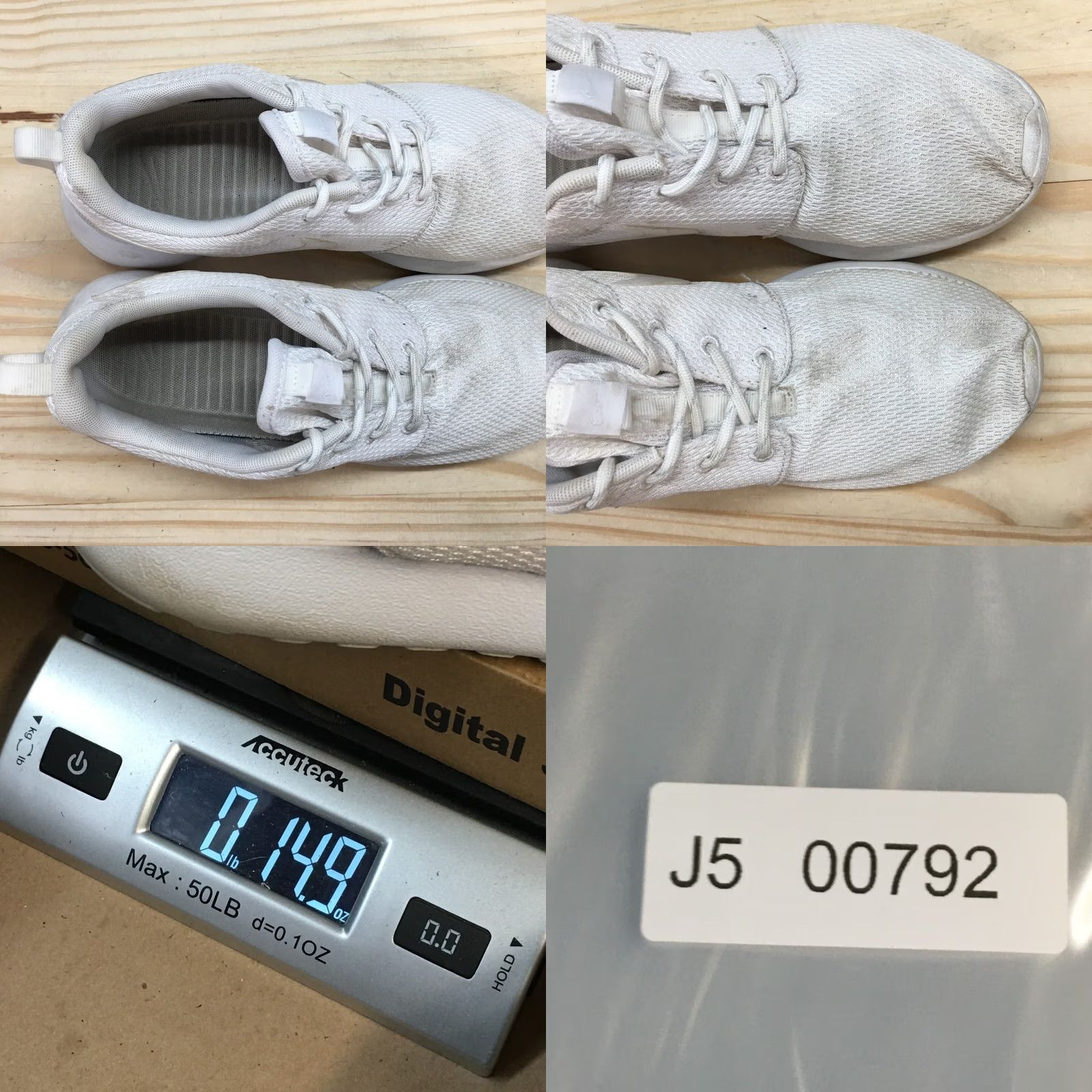 Nike Nike Roshe One Shoes Womens 8 Running Sneakers White Fabric Lace Up Low Top S Sneakers Activewear Womens Size M / US 6-8 / IT 42-44 - 10 Thumbnail