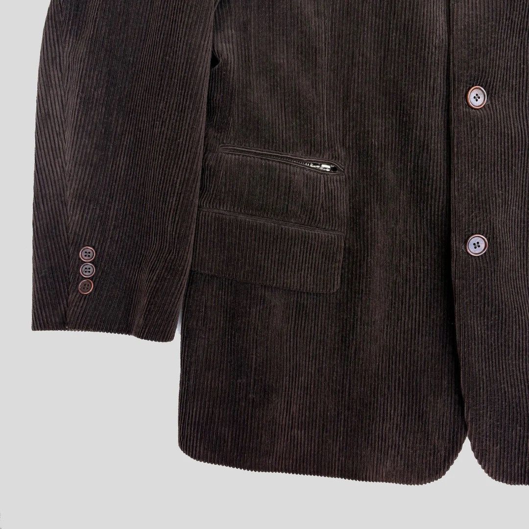 DKNY DKNY 1990 90s Vintage USA NYC Designer Men Corduroy Blazer Size 42R - 4 Thumbnail