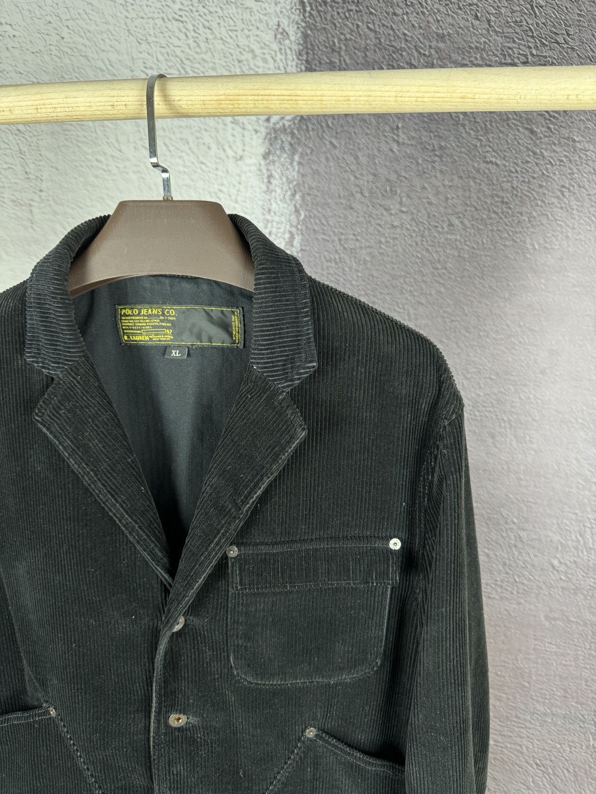 Polo Ralph Lauren × Vintage Polo Jeans Company Ralph Lauren Corduroy Jacket Blazer Size US XL / EU 56 / 4 - 4 Thumbnail