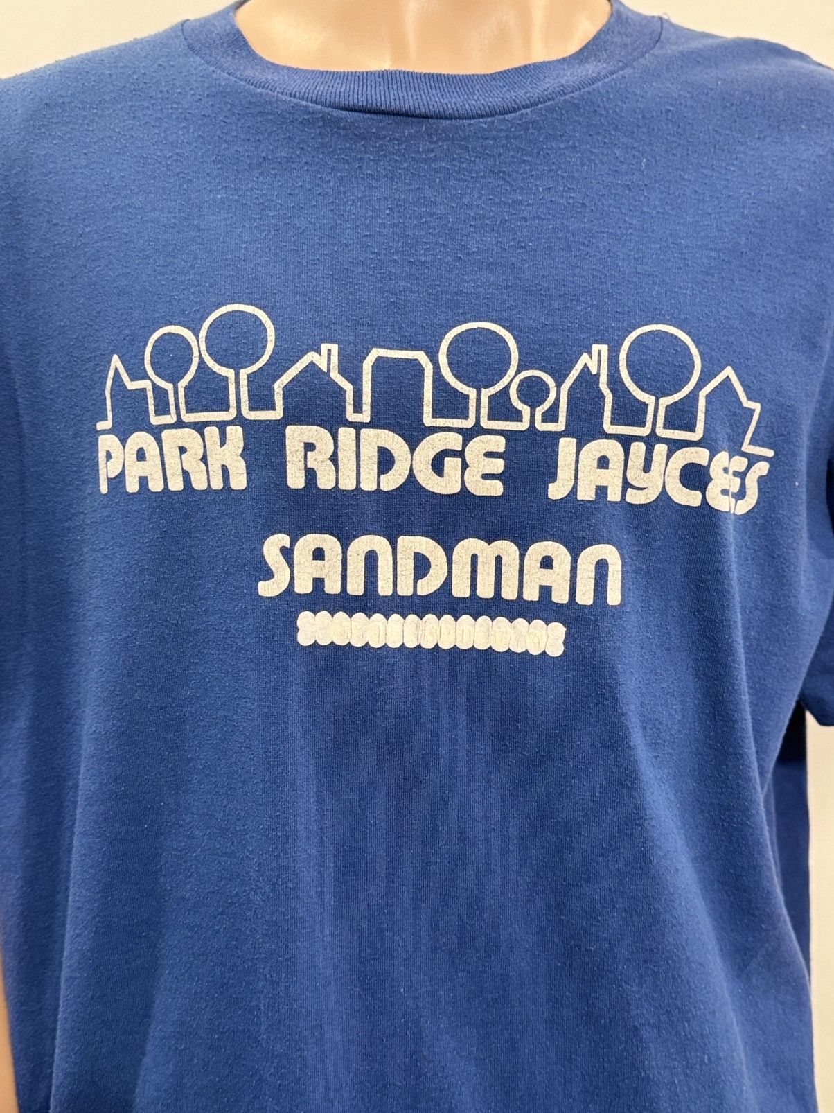 Jerzees × Vintage Vintage Made in USA Park Ridge Jaycees Sandman T-Shirt Size US XL / EU 56 / 4 - 3 Thumbnail