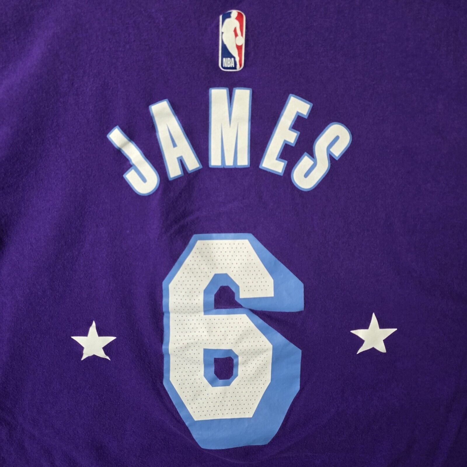 Nike Nike Tee NBA Los Angeles Lakers James 6 Shirt Sz Large Size US L / EU 52-54 / 3 - 6 Thumbnail