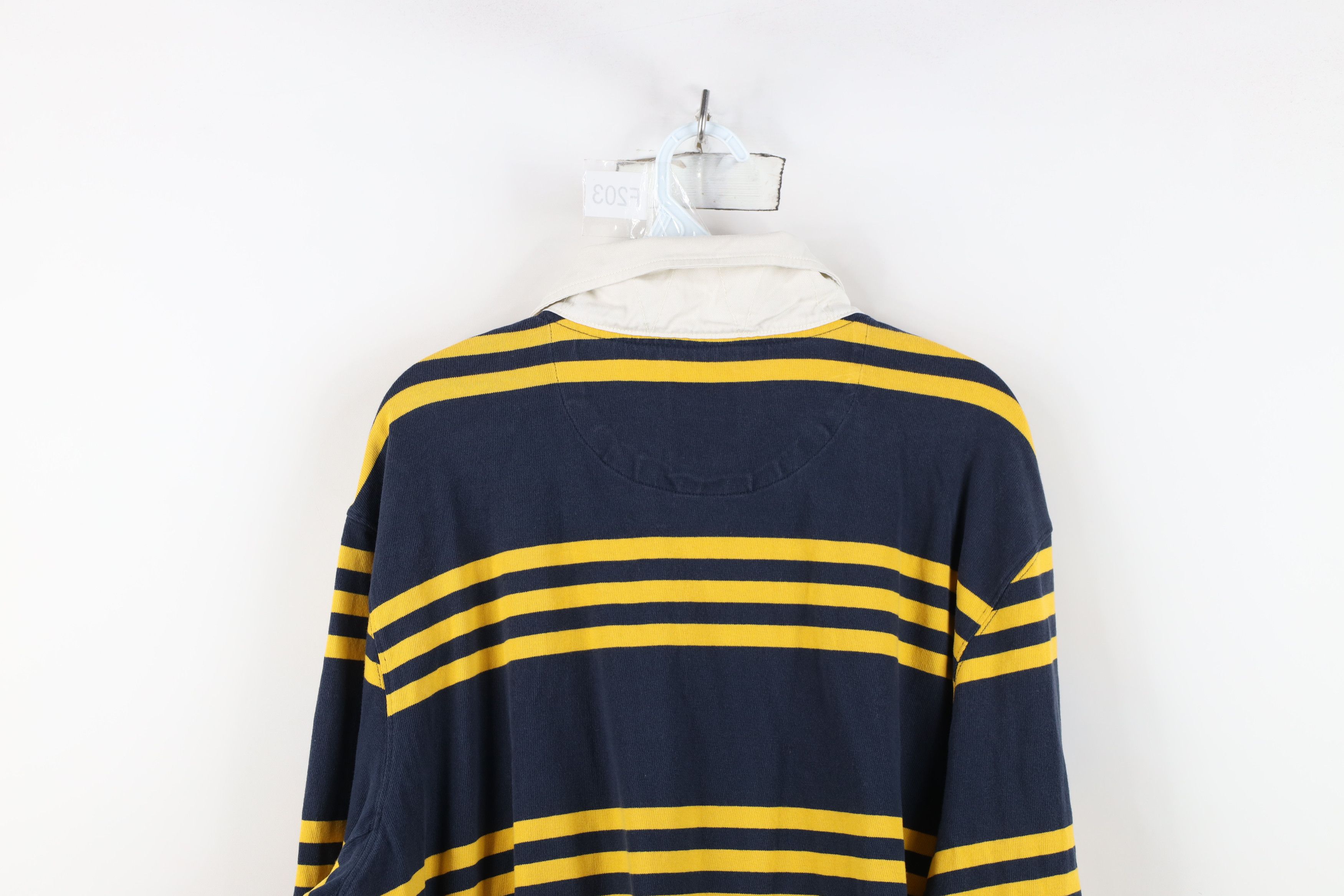Lands' End Vintage 90s Lands End Heavyweight Long Sleeve Polo Shirt Size US XL / EU 56 / 4 - 13 Thumbnail