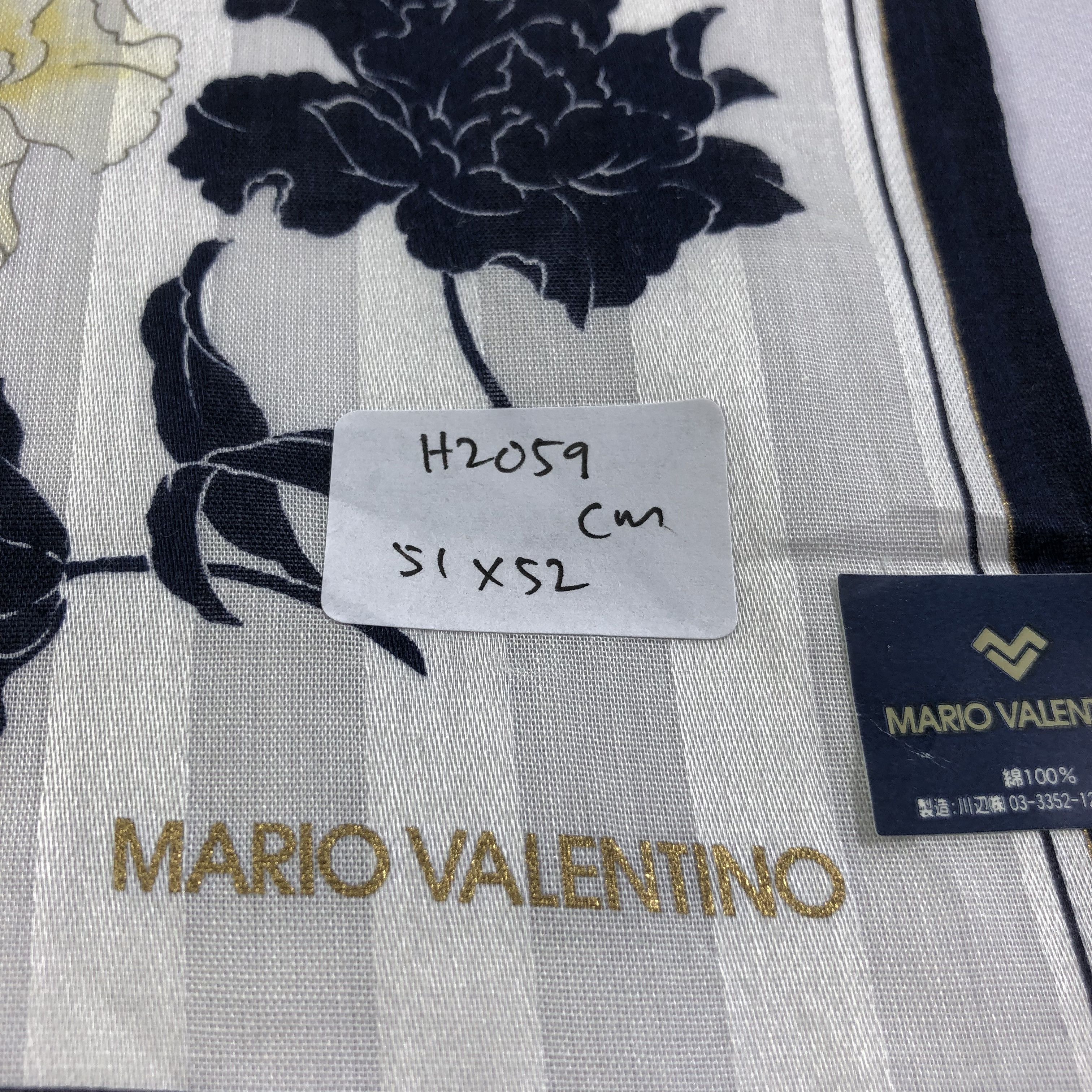 Mario Valentino × Vintage Mario Valentino Handkerchief Neckerchief Bandana H2059 Size ONE SIZE - 5 Thumbnail