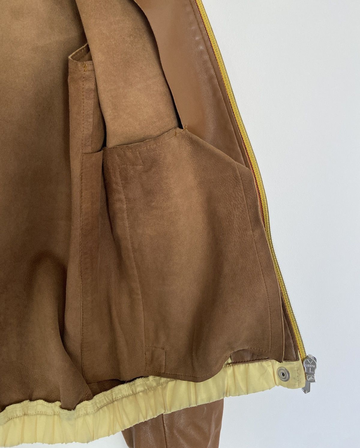 Miu Miu 90s MIU MIU Leather Bomber Size S / US 4 / IT 40 - 16 Thumbnail