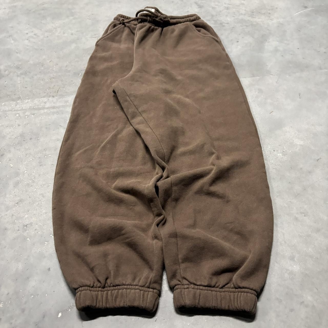 Japanese Brand × Vintage Crazy Vintage Y2K/2000s Brown Essential Sweatpants! Size US 32 / EU 48 - 3 Thumbnail