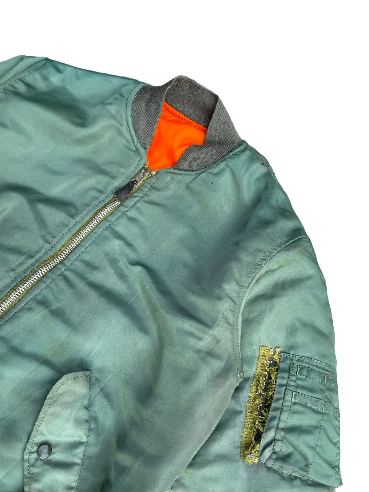 Alpha Industries Vintage 1975 Alpha MA-10 USAF Bomber Jacket Size US L / EU 52-54 / 3 - 2 Thumbnail
