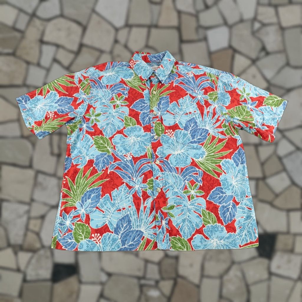 Tori Richard VINTAGE Tori Richard Hawaiian Shirt Men Small Short Sleeve Button-Up Cotton Floral Beach Tropical Aloha Techniques Size US S / EU 44-46 / 1 - 1 Thumbnail
