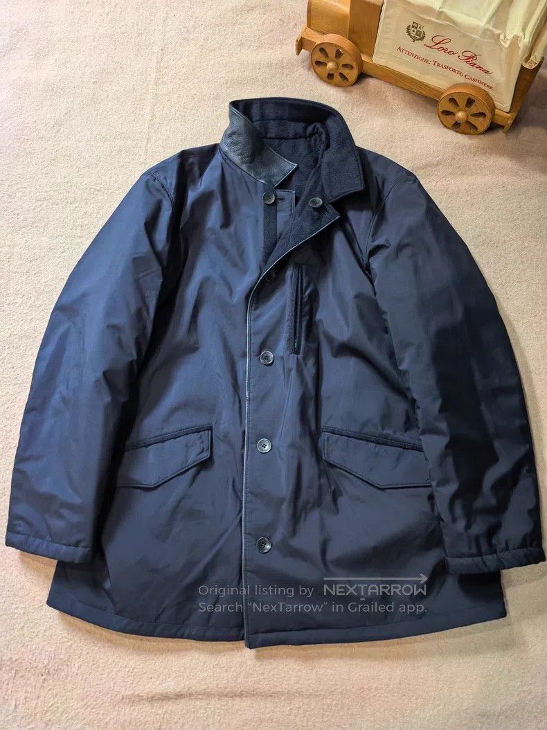 Loro Piana Loro Piana Double-Sided Cashmere Cotton Coat Size US XL / EU 56 / 4 - 1 Thumbnail