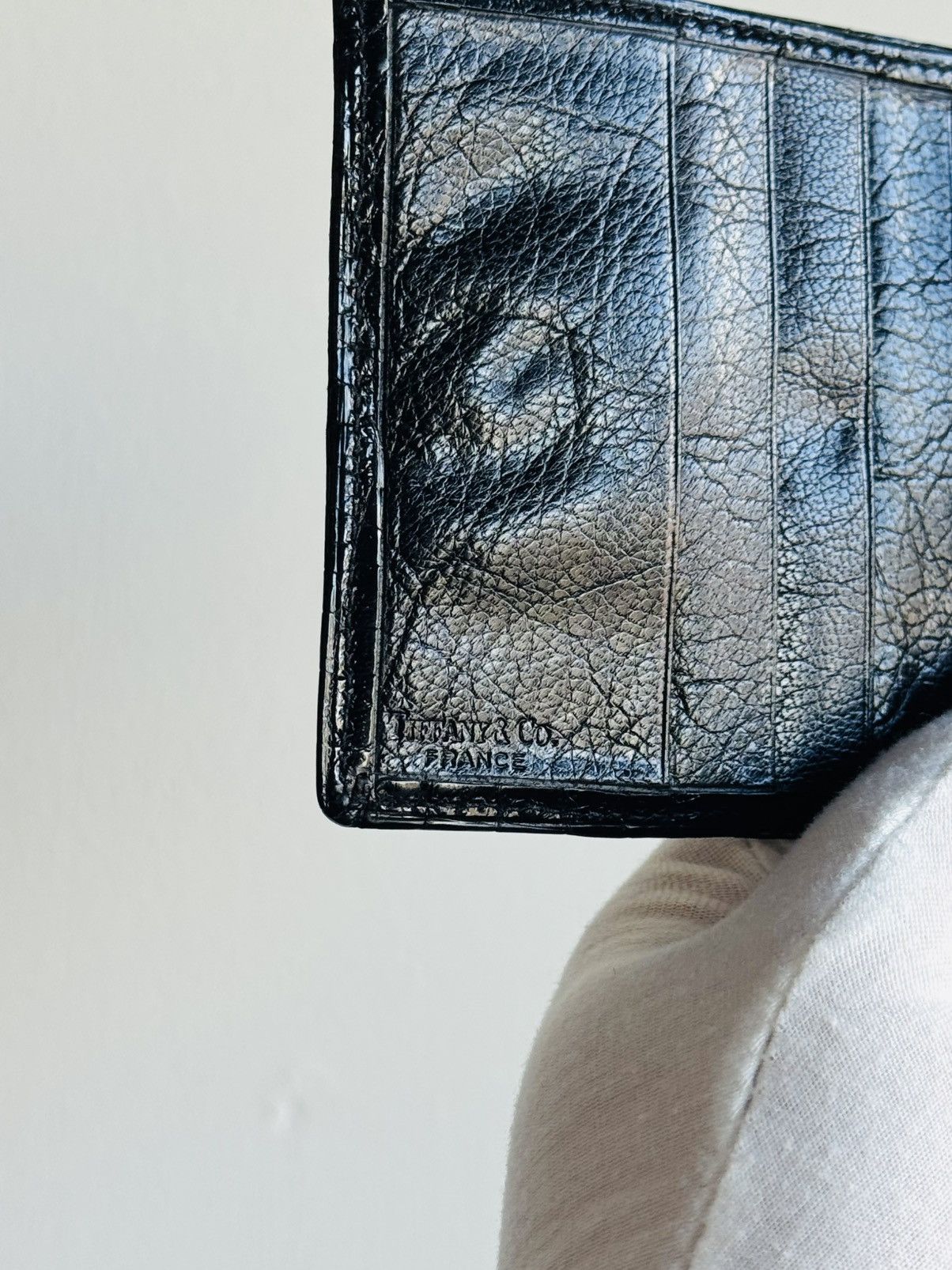 Tiffany & Co. Vintage Tiffany & Co Black patent croc & leather Wallet 60s Size ONE SIZE - 4 Thumbnail