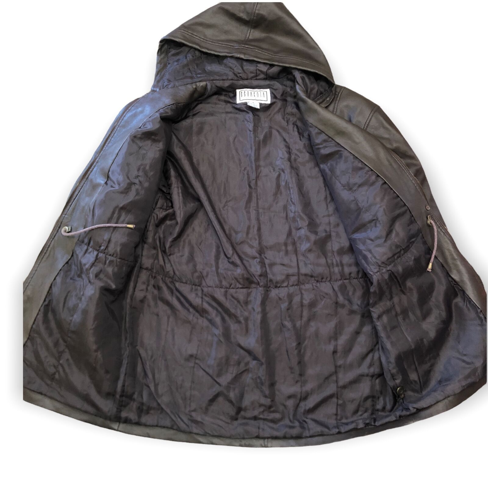 BB Dakota BB Dakota Pret a Porter Brown Faux Leather Jacket Womens M Size M / US 6-8 / IT 42-44 - 2 Thumbnail
