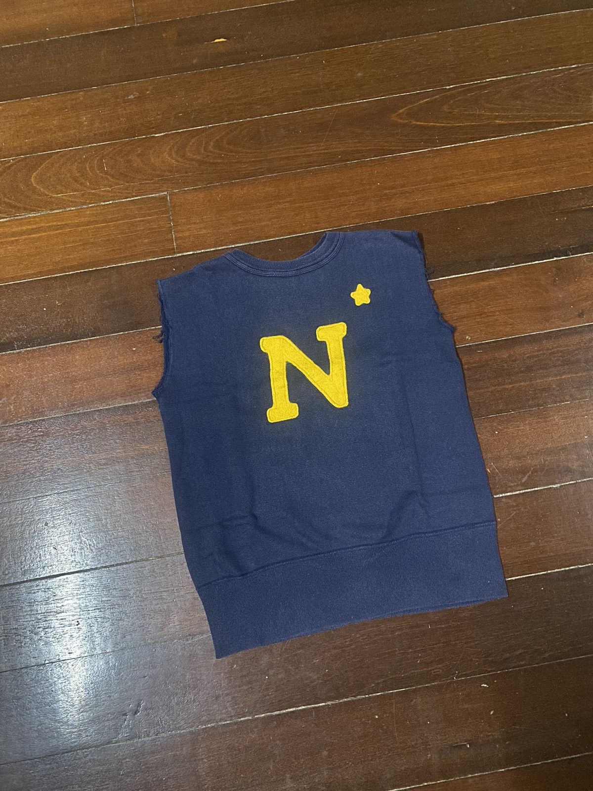 Warehouse Rare WAREHOUSE us naval academy N big logo sleeve less Size US M / EU 48-50 / 2 - 2 Thumbnail