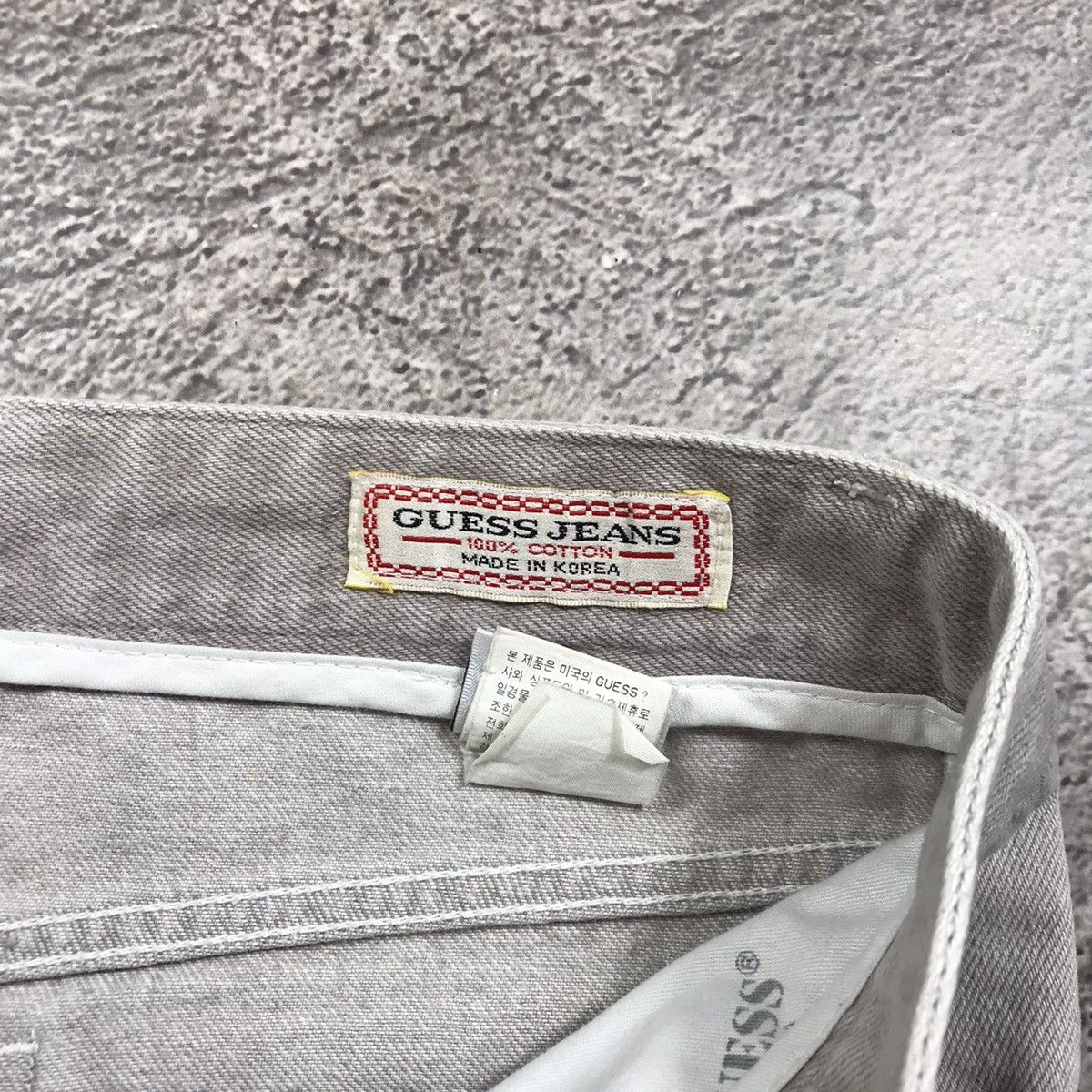 Vintage Vintage 90s Guess Baggy Flared Distressed Y2K Grunge Jeans 2 Size US 29 - 8 Thumbnail