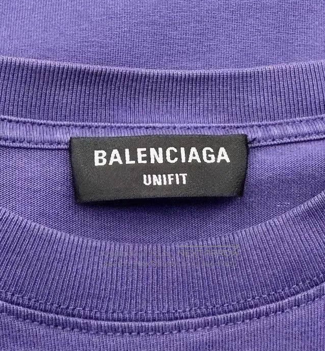 Balenciaga Balenciaga Dark Blue Short Sleeve Top. Size US XS / EU 42 / 0 - 5 Thumbnail