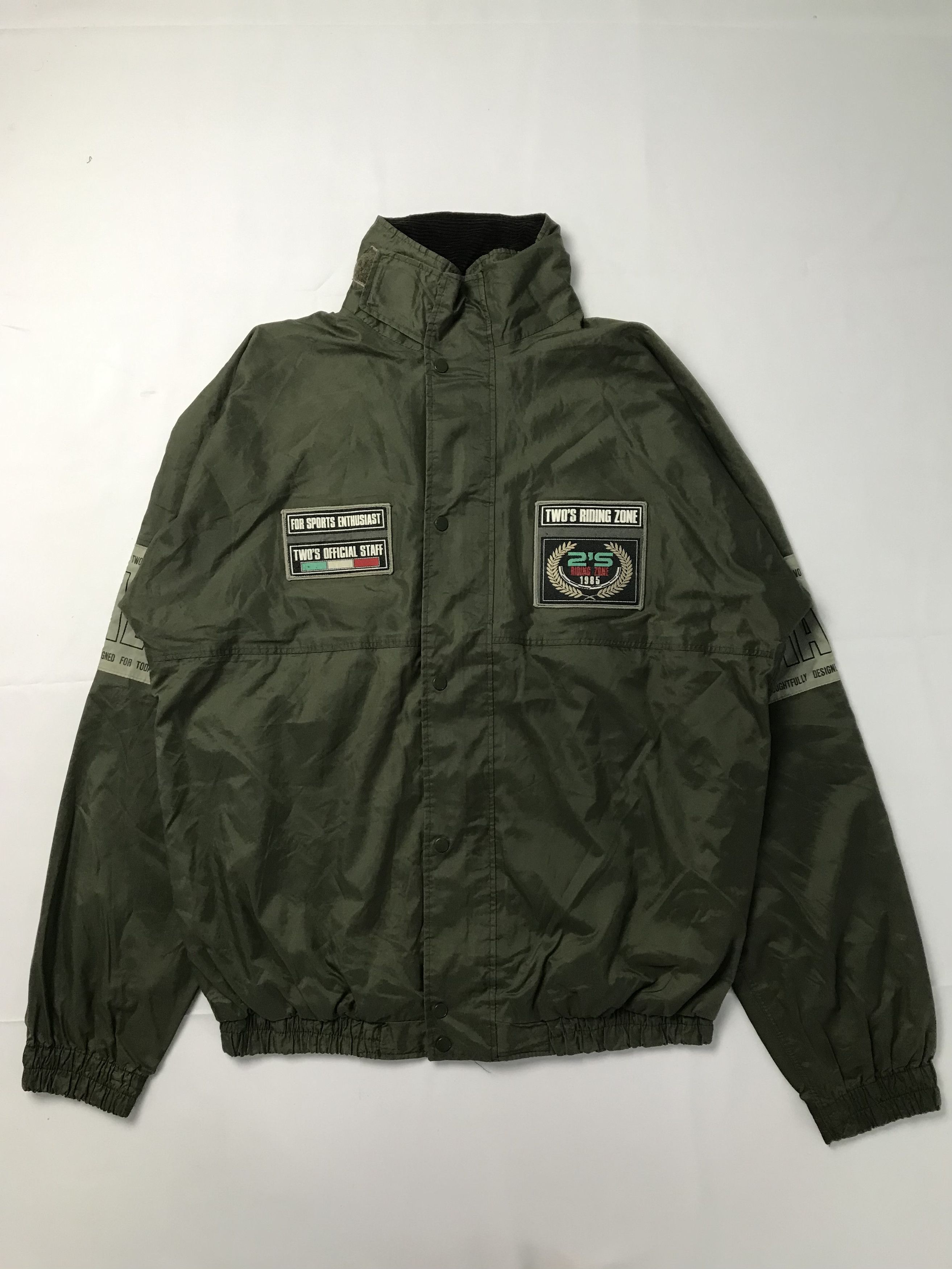 Racer Worldwide Vtg 1985 Two Riding Zone racing jacket Size US XL / EU 56 / 4 - 1 Thumbnail