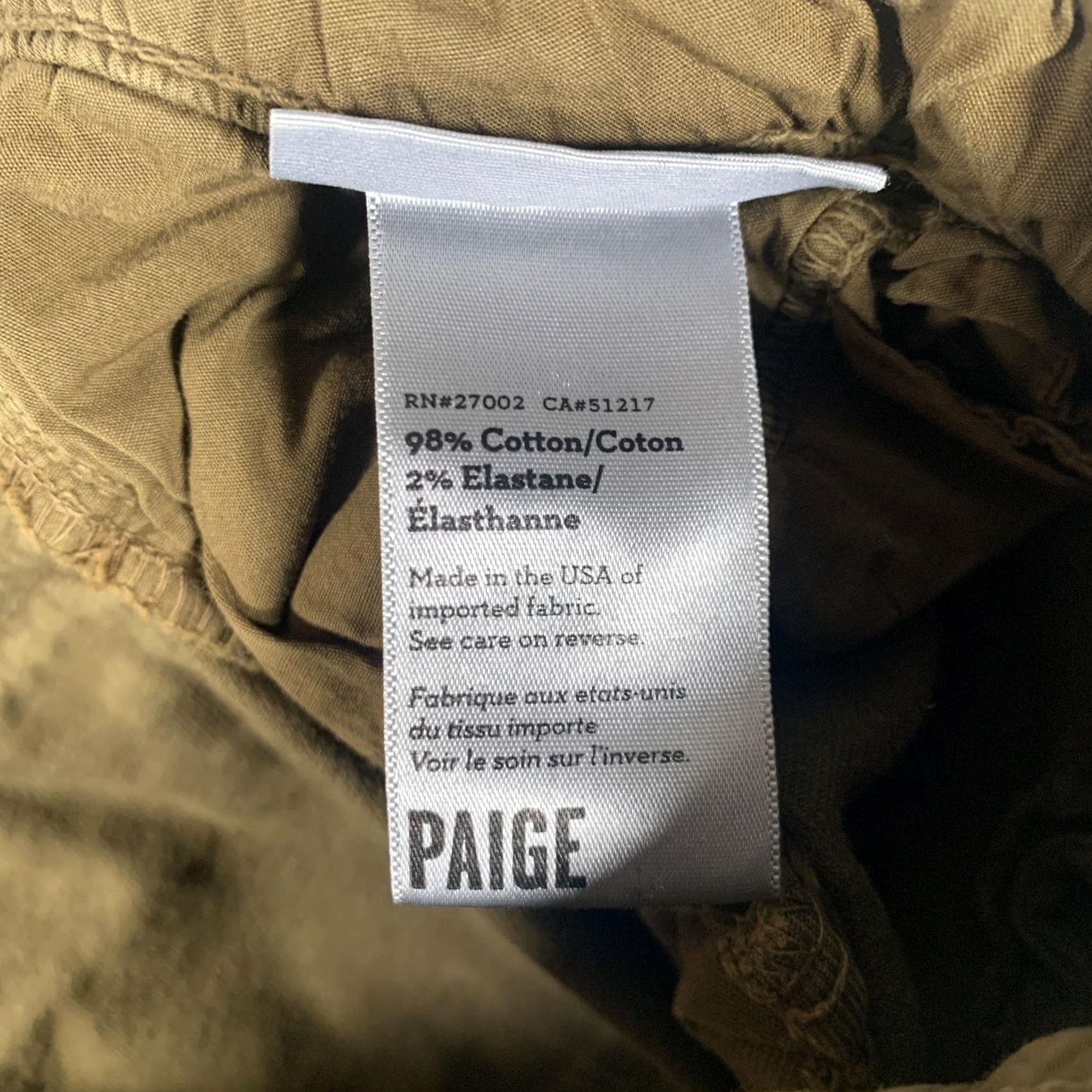 Paige Paige Marley Skinny Jeans Womens 27 Green Low Rise Moto Ankle Zip Stretch Denim Size 27" / US 4 / IT 40 - 7 Thumbnail