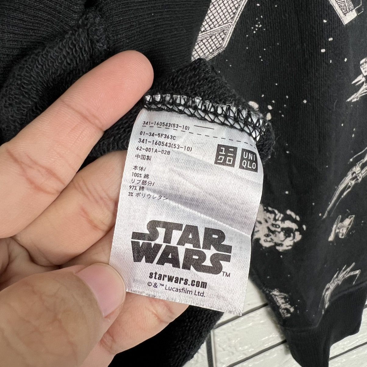 Star Wars STAR WARS Fullprint Pullover Hoodie Sweatshirt #4284-C195 Size US S / EU 44-46 / 1 - 11 Thumbnail