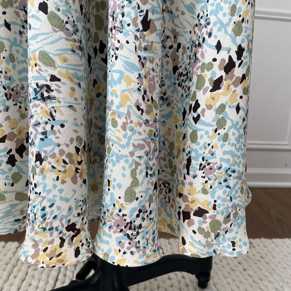 Jones New York Jones New York 100% Silk Voile Skirt Blouse Set 6 Size M / US 6-8 / IT 42-44 - 5 Thumbnail