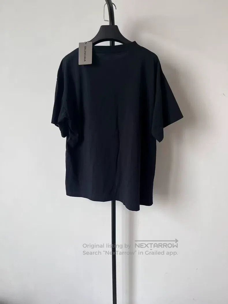 Balenciaga Balenciaga Car Logo Printed Short Sleeve T-Shirt, Loose Fi Size US M / EU 48-50 / 2 - 2 Thumbnail