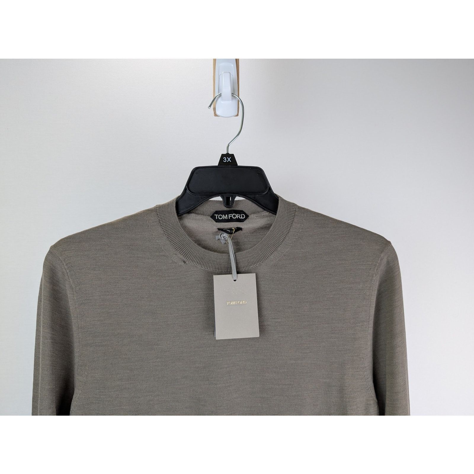 Tom Ford o1rshd1 Knitwear Sweatshirt in Grey Size US M / EU 48-50 / 2 - 2 Thumbnail