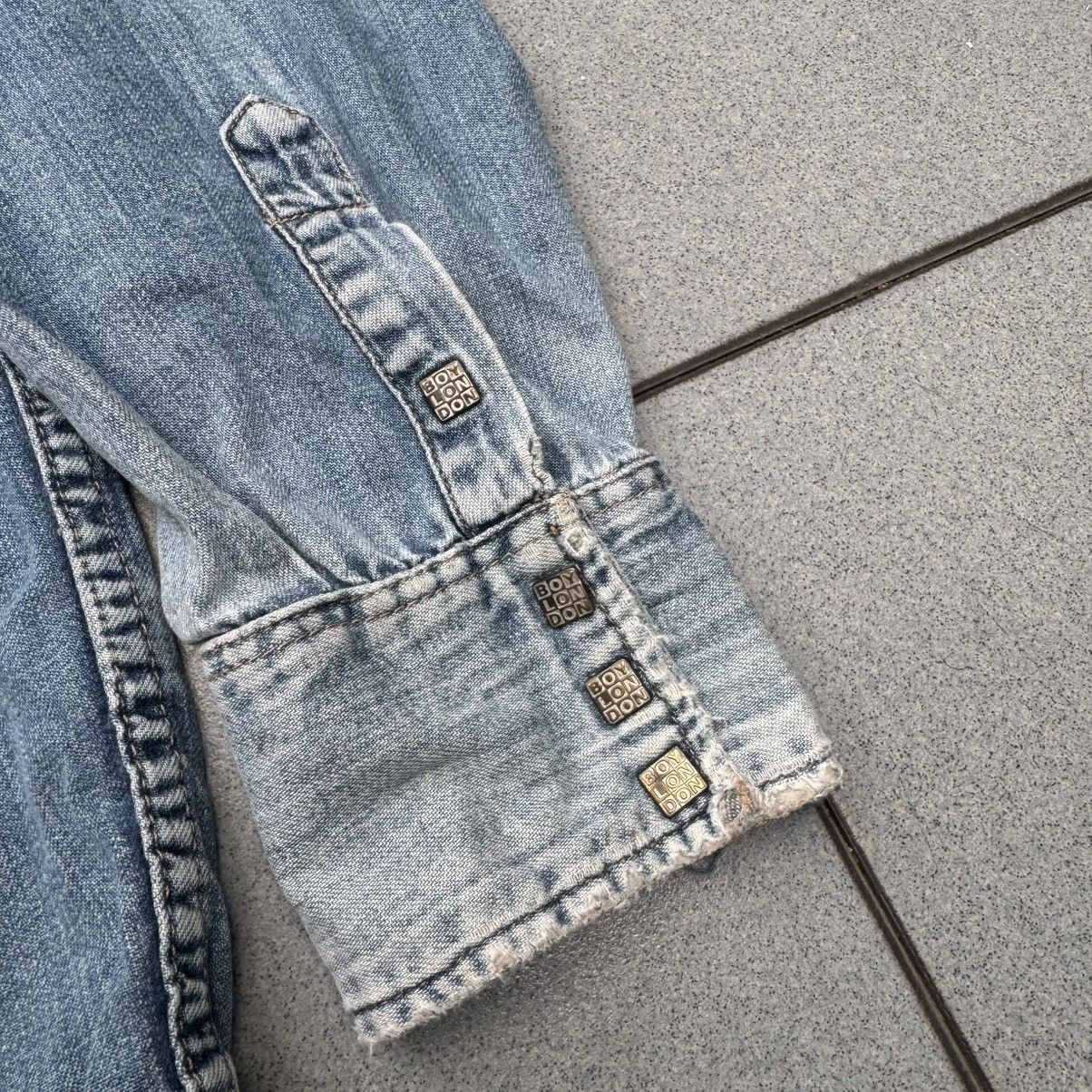 Vintage Vintage boy london western style denim button shirt Size US M / EU 48-50 / 2 - 3 Thumbnail