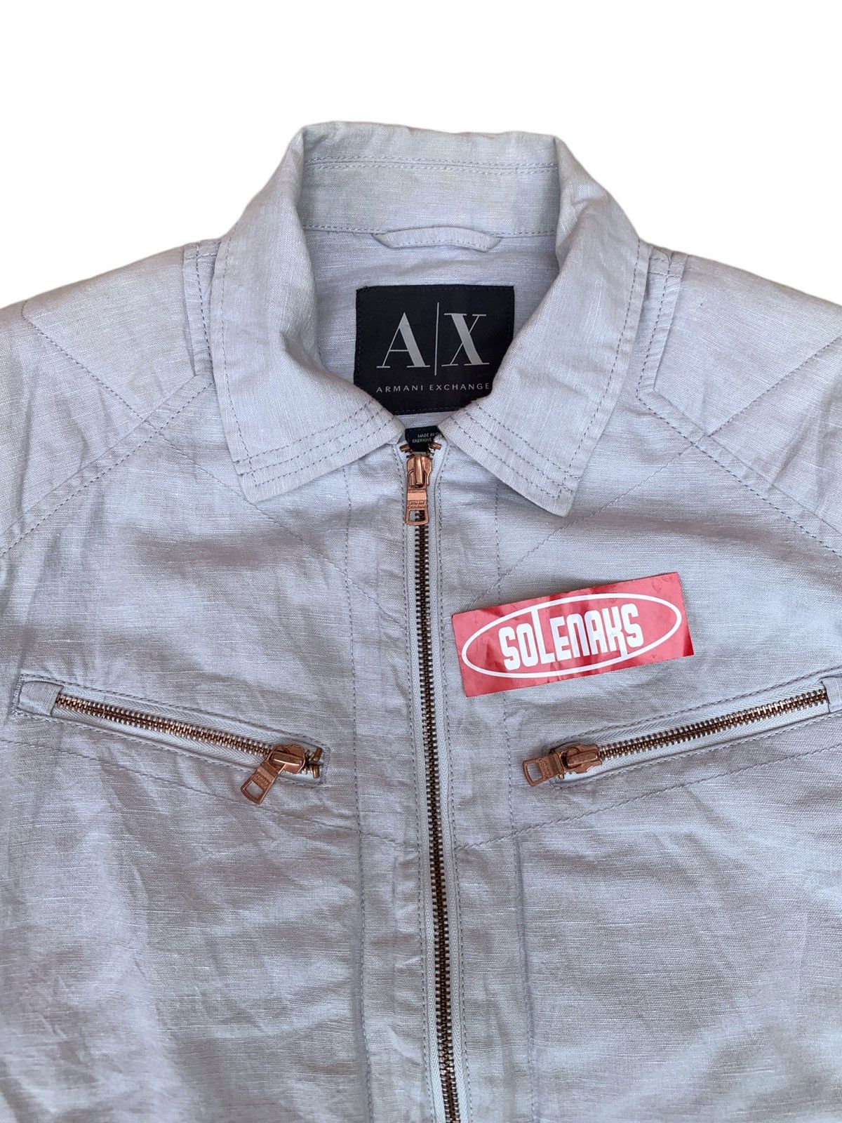 Armani Exchange × Designer Armani exchange ss 2013 biker jacket Size US S / EU 44-46 / 1 - 2 Thumbnail