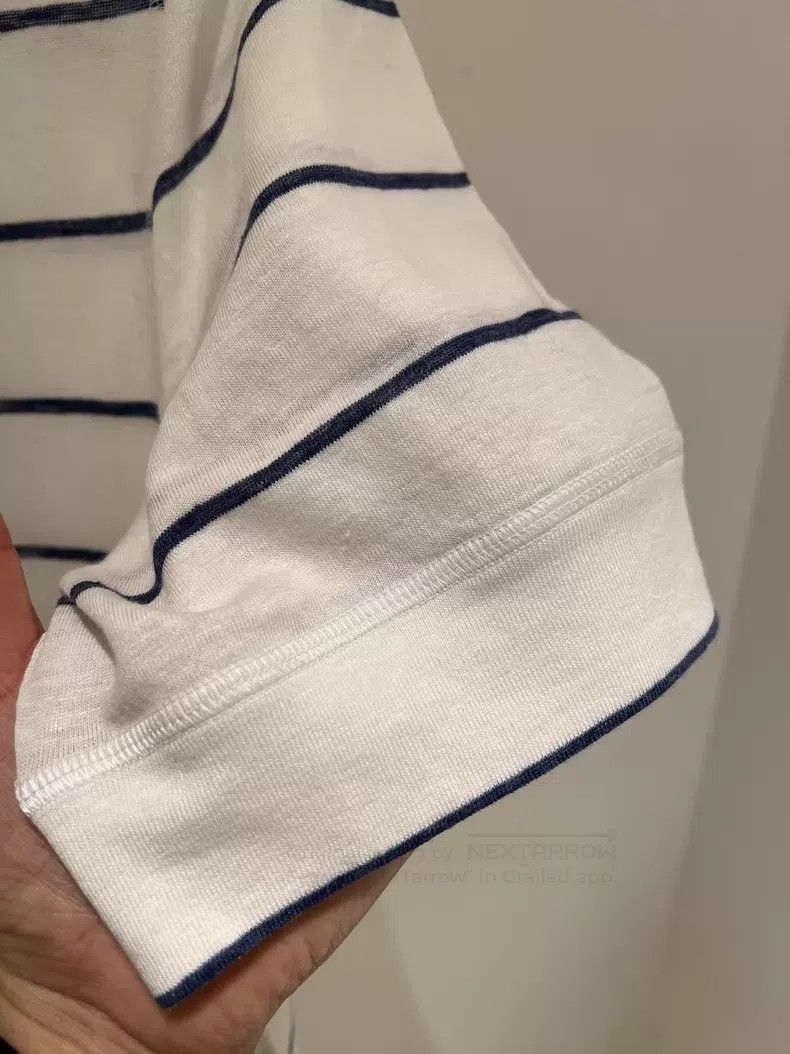 Brunello Cucinelli Brunello Cucinelli Men's Striped Button Short Sleeve T-Shi Size US M / EU 48-50 / 2 - 4 Thumbnail