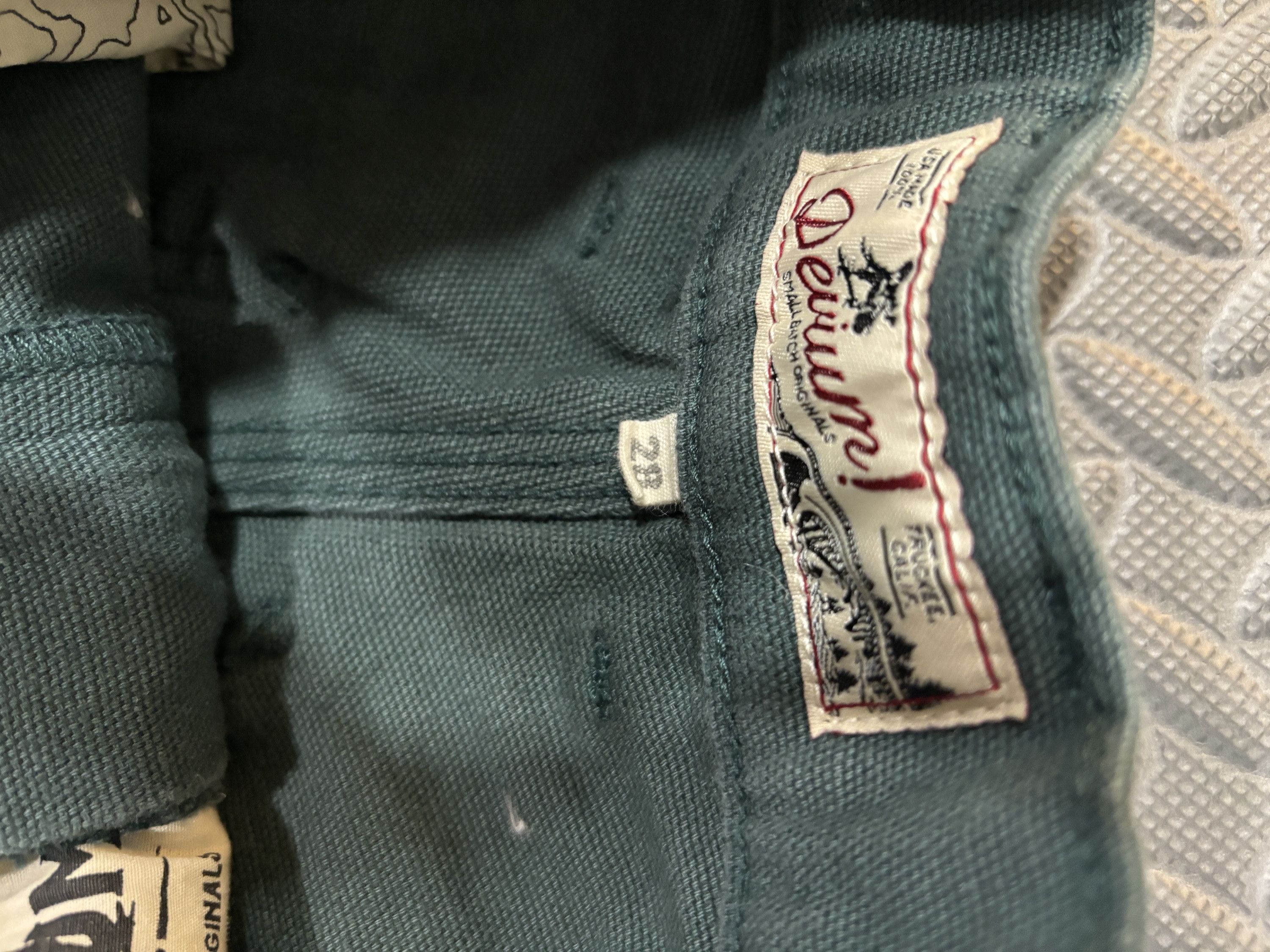 Other Devium Proper Canvas Work Pant in Loden (Green) Size US 28 / EU 44 - 3 Thumbnail