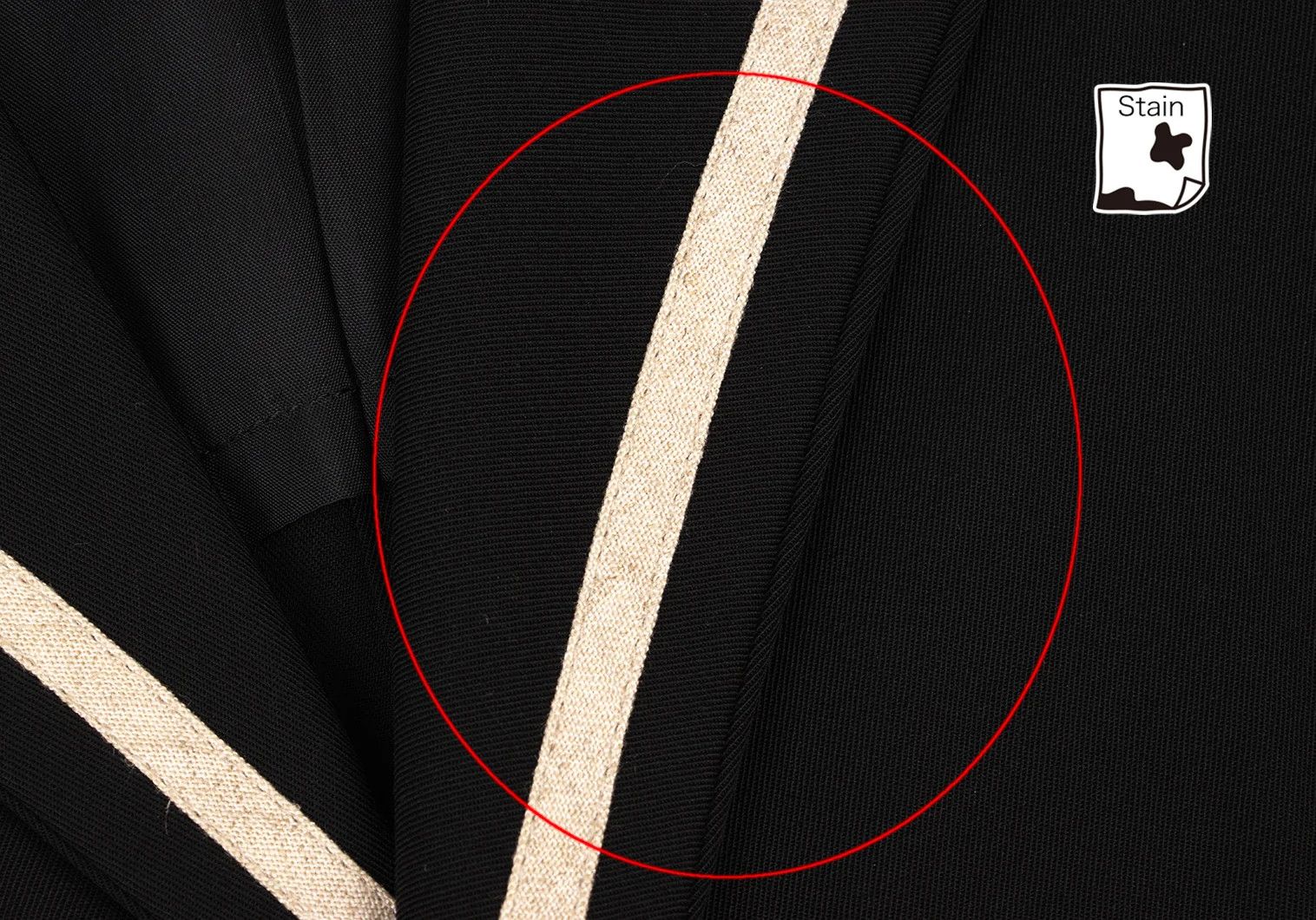 Yohji Yamamoto Yohji Yamamoto Wool Gabardine Jacket Black Beige M Size US M / EU 48-50 / 2 - 3 Thumbnail