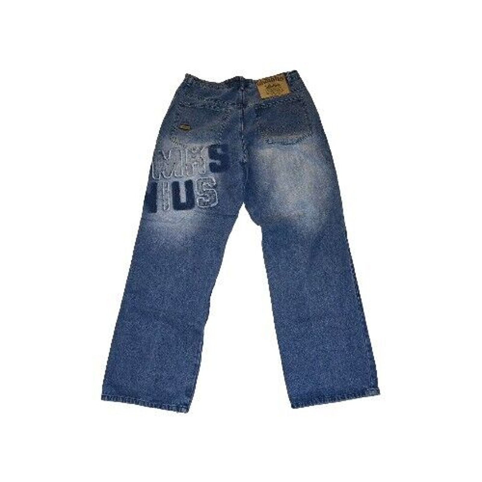 Akademiks Vintage Akademiks Jeans Mens 36x32 Baggy Logo Hip Hop Y2K Size US 36 / EU 52 - 7 Thumbnail